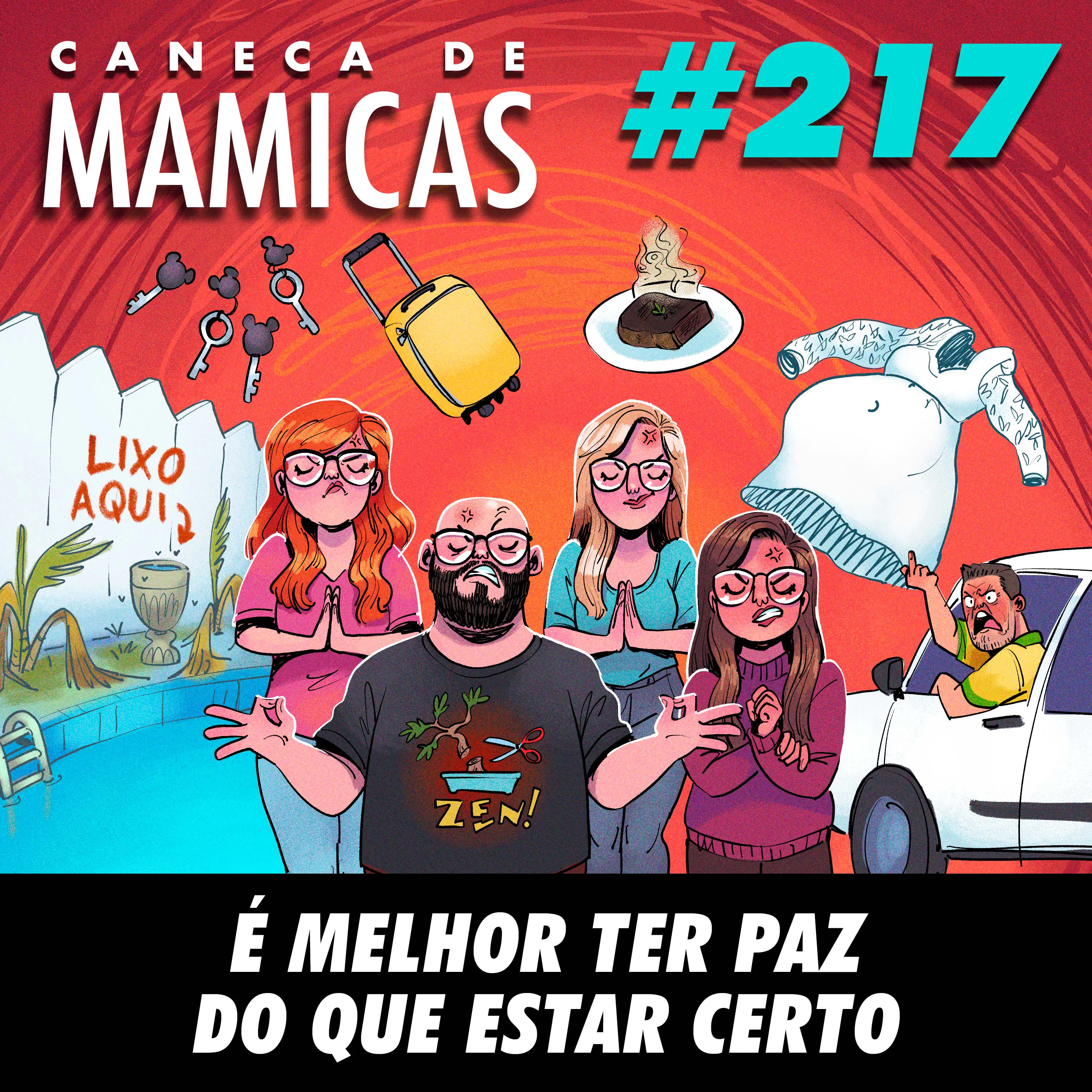 Caneca de Mamicas 217 - É Melhor Ter Paz Do Que Estar Certo