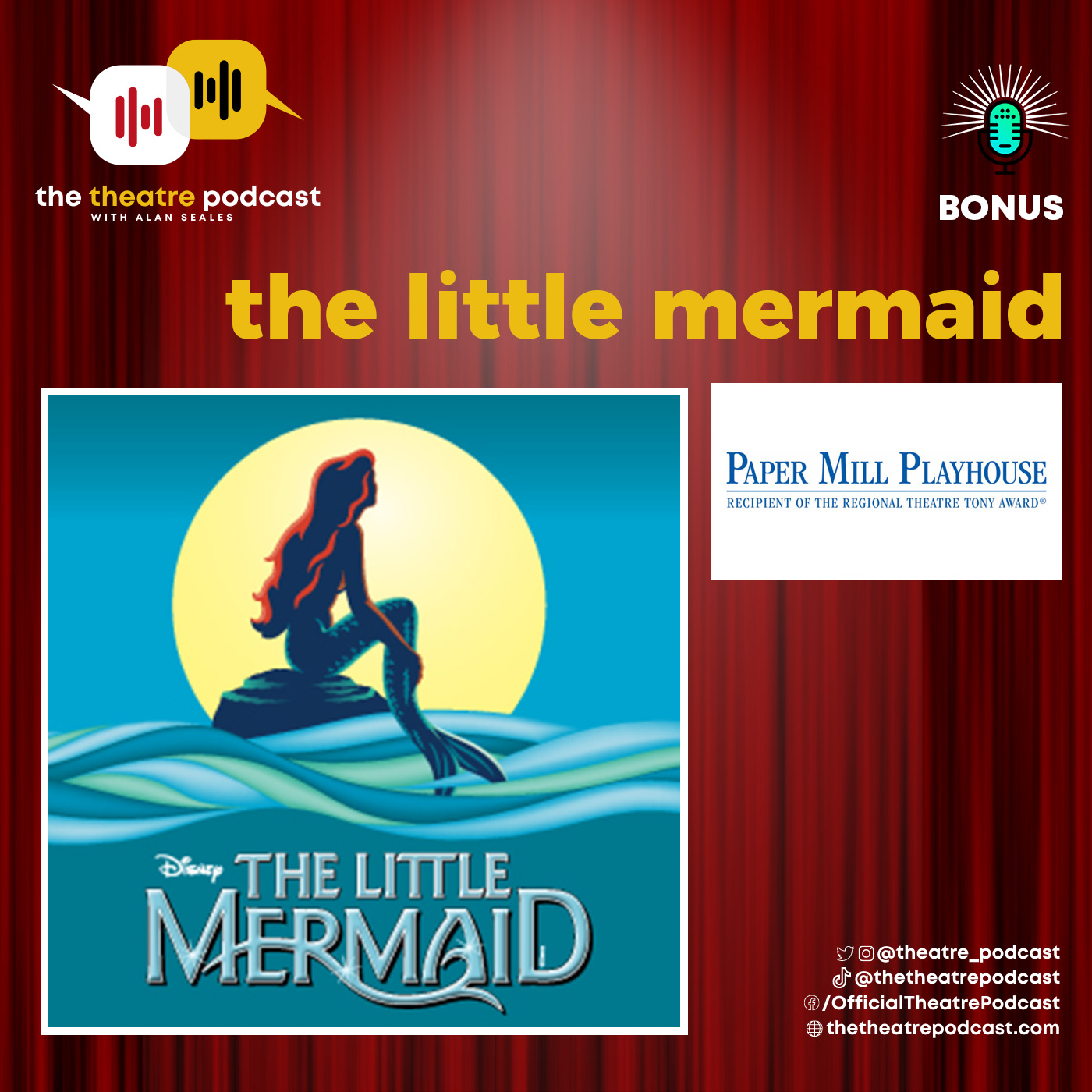 "The Little Mermaid" Cast & Creatives at Papermill Playhouse