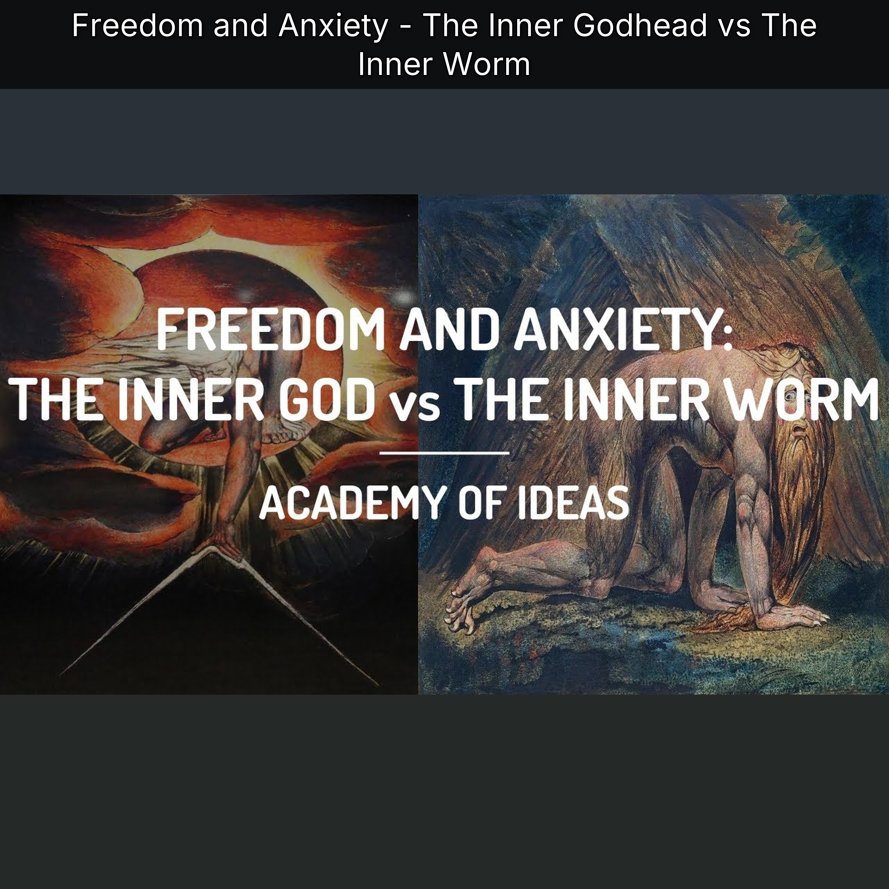 Freedom and Anxiety - The Inner Godhead vs The Inner Worm episode artwork