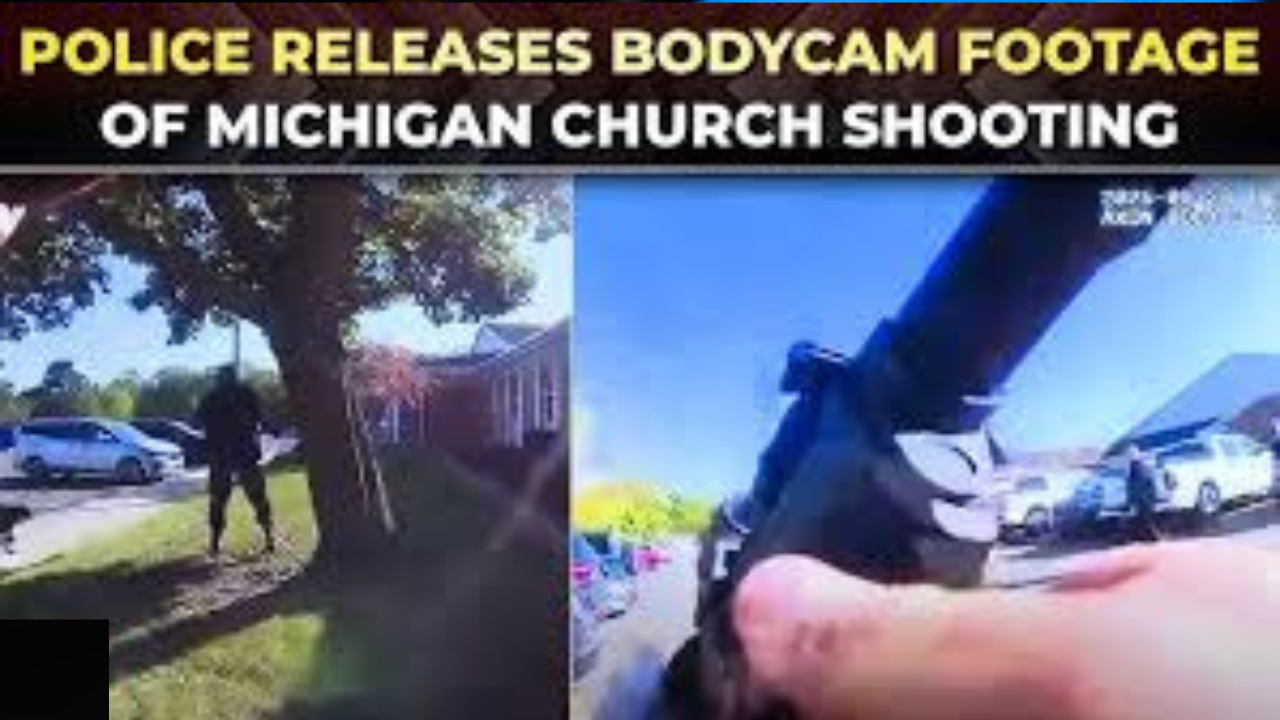 Bodycam footage shows moment Michigan church shooter gunned down after killing 4 episode artwork