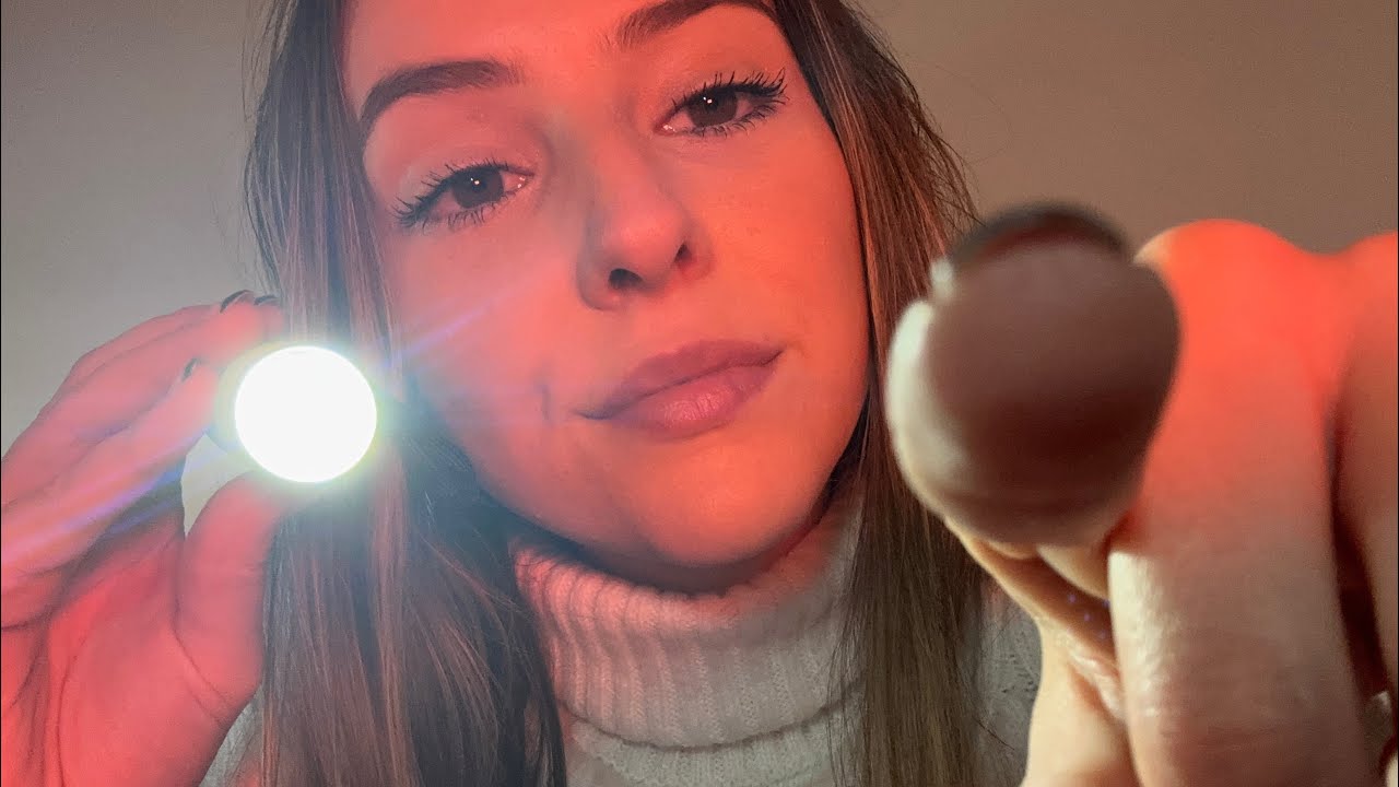 ASMR Fast and Chaotic Cranial Nerve Exam 🌬️ | Asmr Rebecca