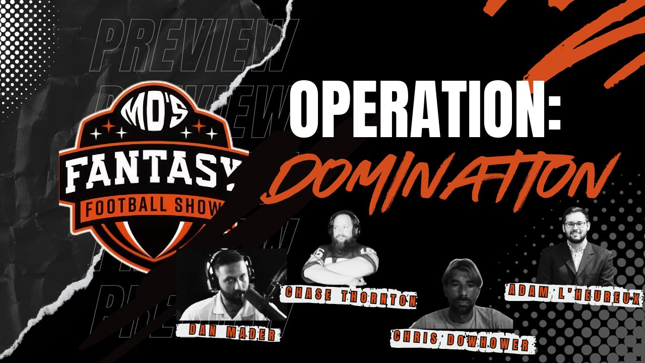 Operation Domination | Fantasy Football + NFL Betting Preview Week 10
