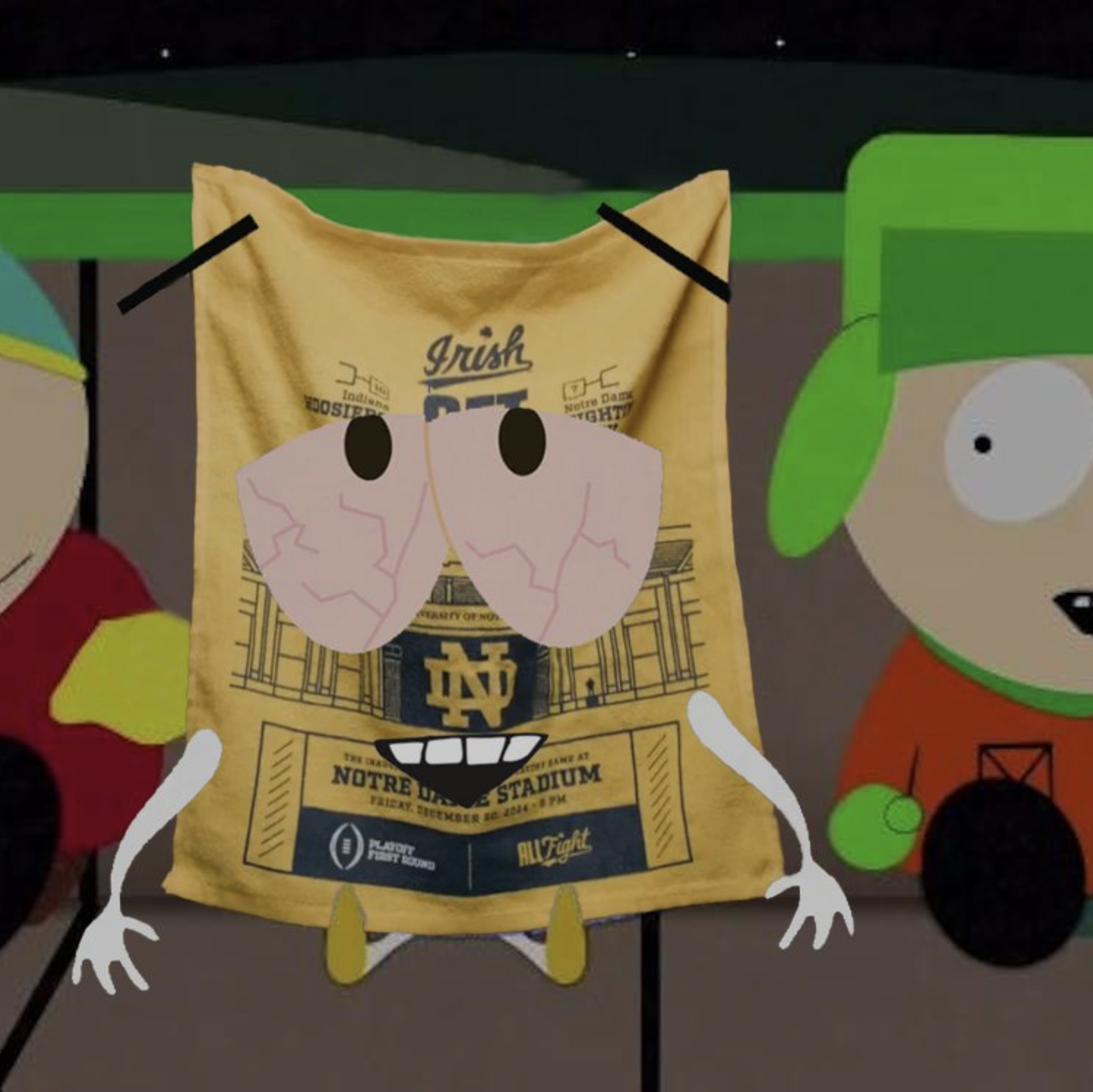 Here comes history with Notre Dame VS Indiana episode artwork