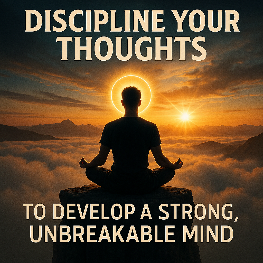 Discipline Your Thoughts To Develop A Strong, Unbreakable Mind Motivational Speech