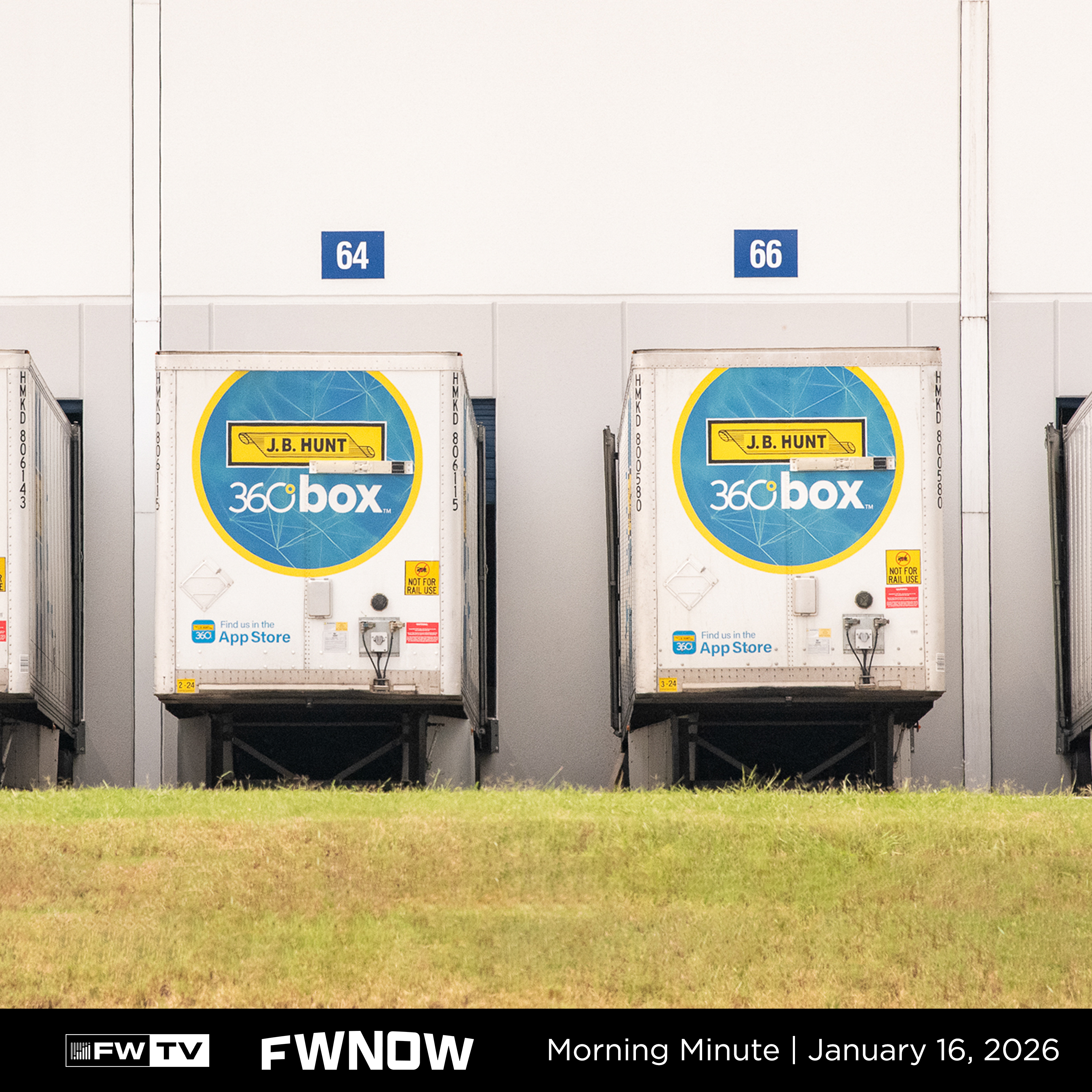 Morning Minute |  J.B. Hunt Beats Q4 Earnings, Titanium Goes Private & Boeing Defect in UPS Crash