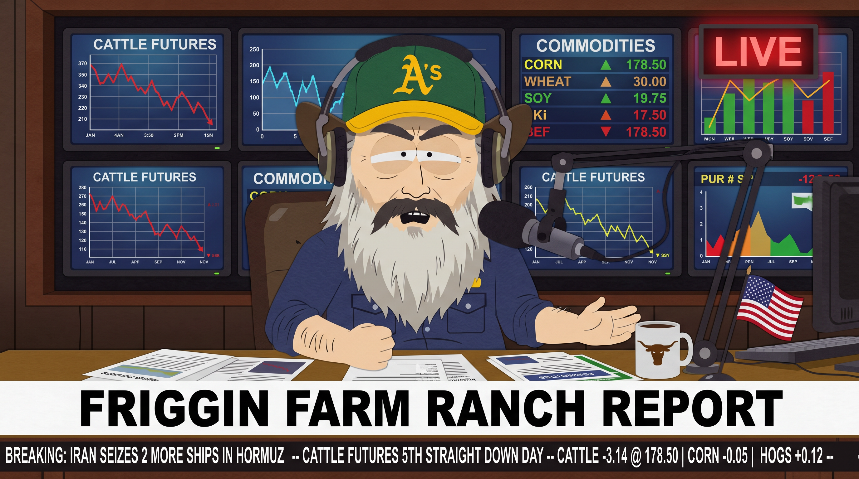 Who Holds the Choke Point? — Friggin' Farm & Ranch Report (4/22/26)