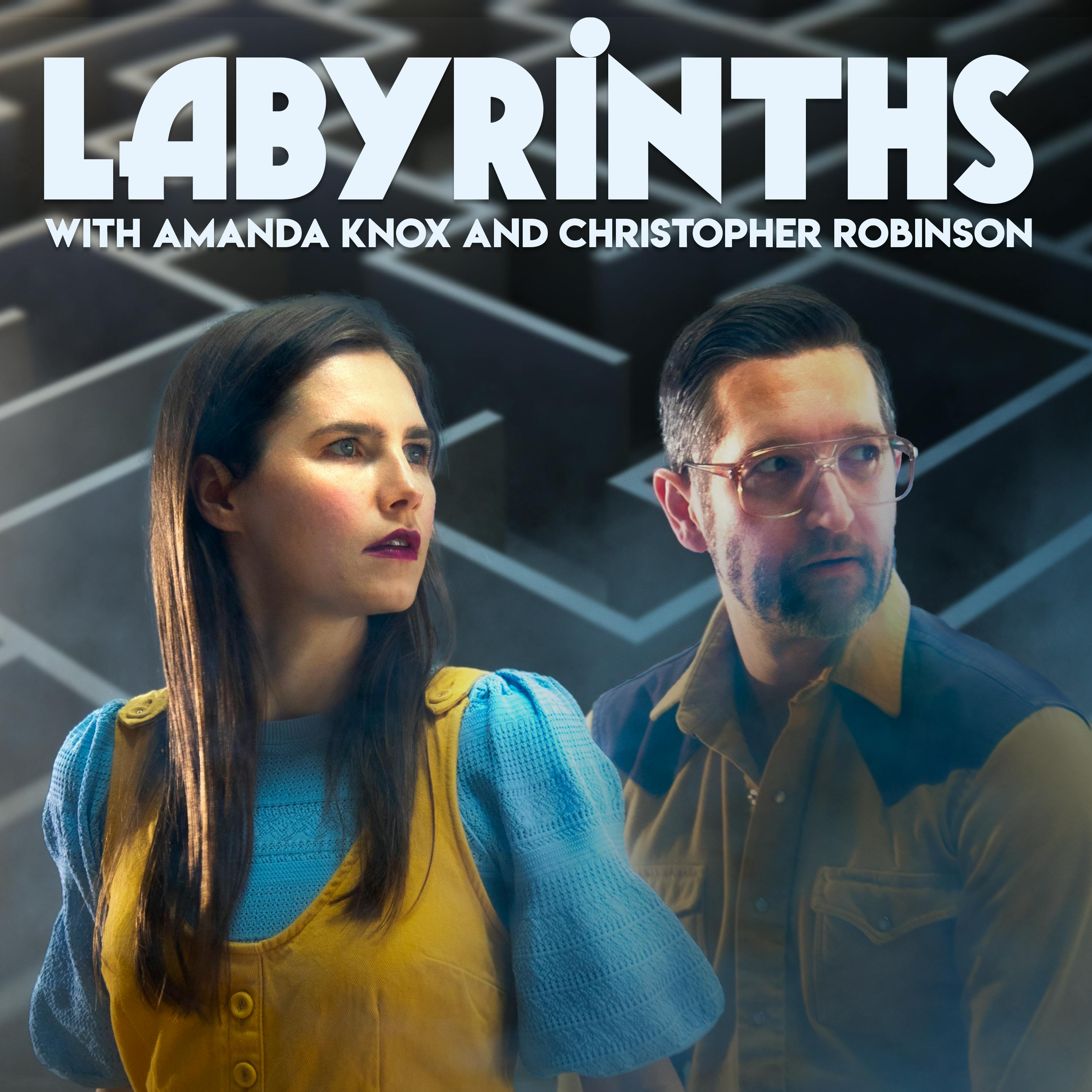 Labyrinths with Amanda Knox podcast show image
