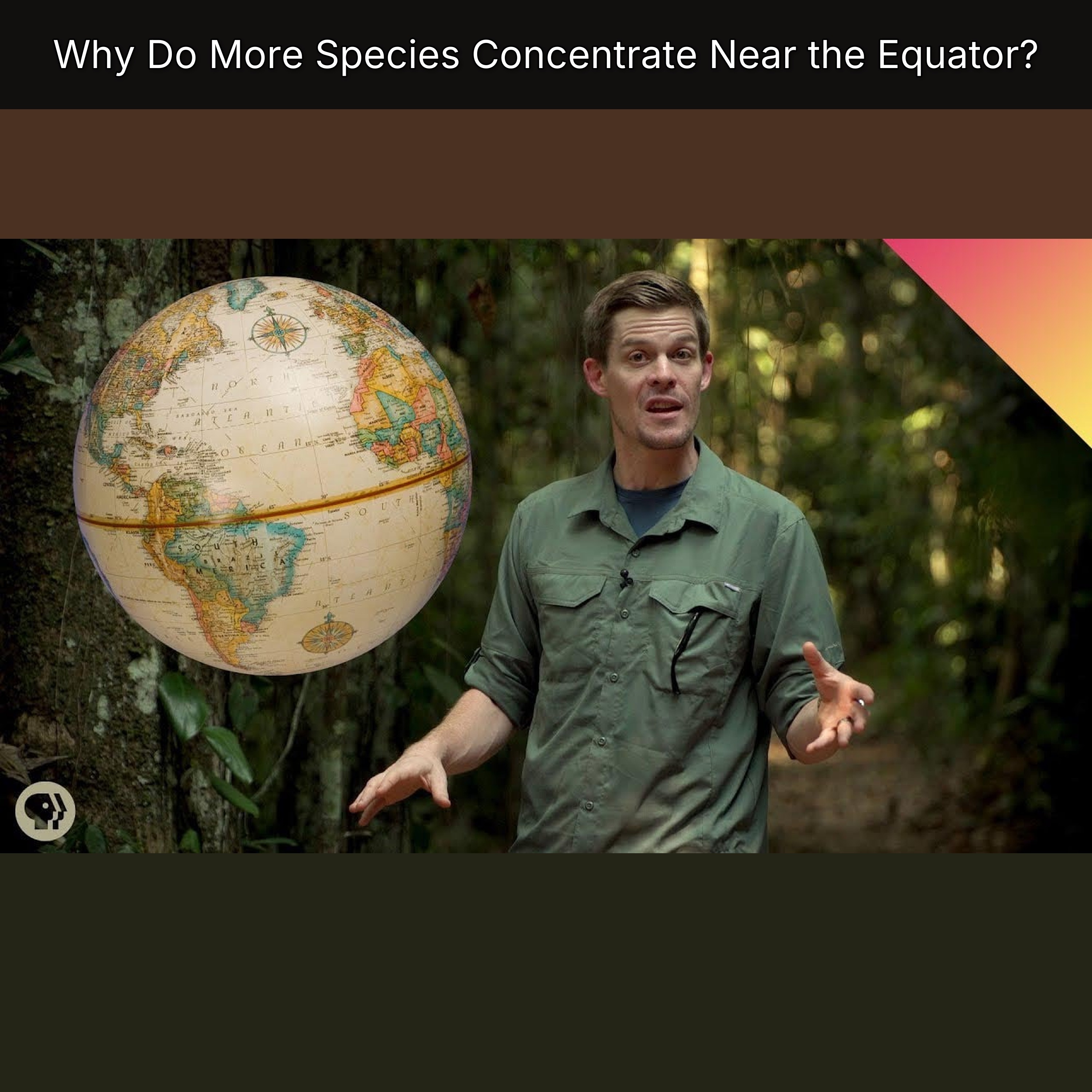 Why Do More Species Concentrate Near the Equator? episode artwork