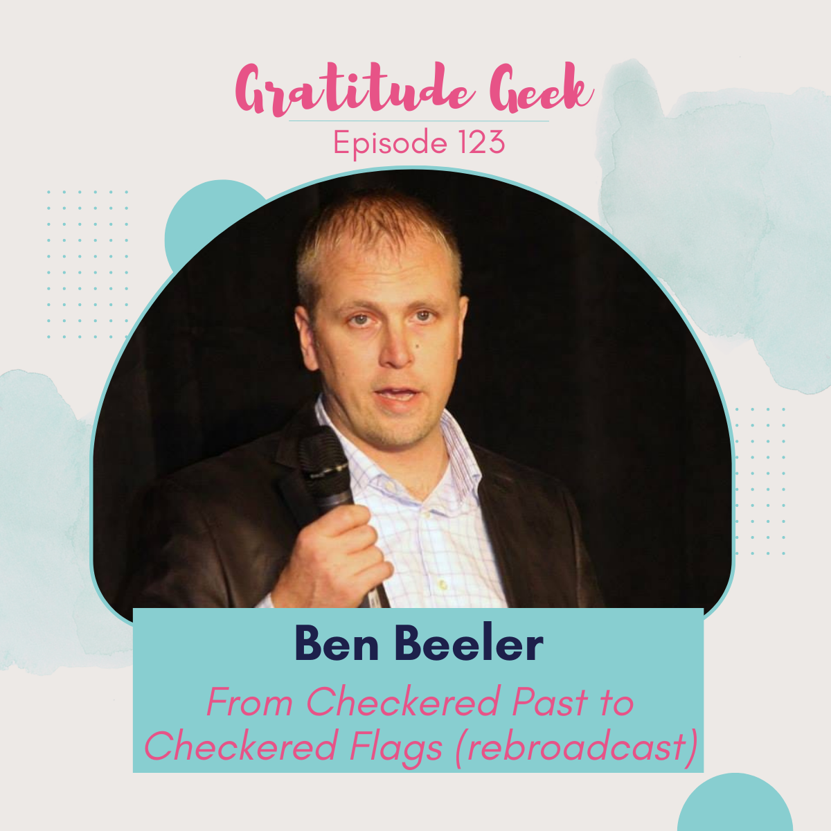 From Checkered Past to Checkered Flags featuring the late Ben Beeler episode artwork