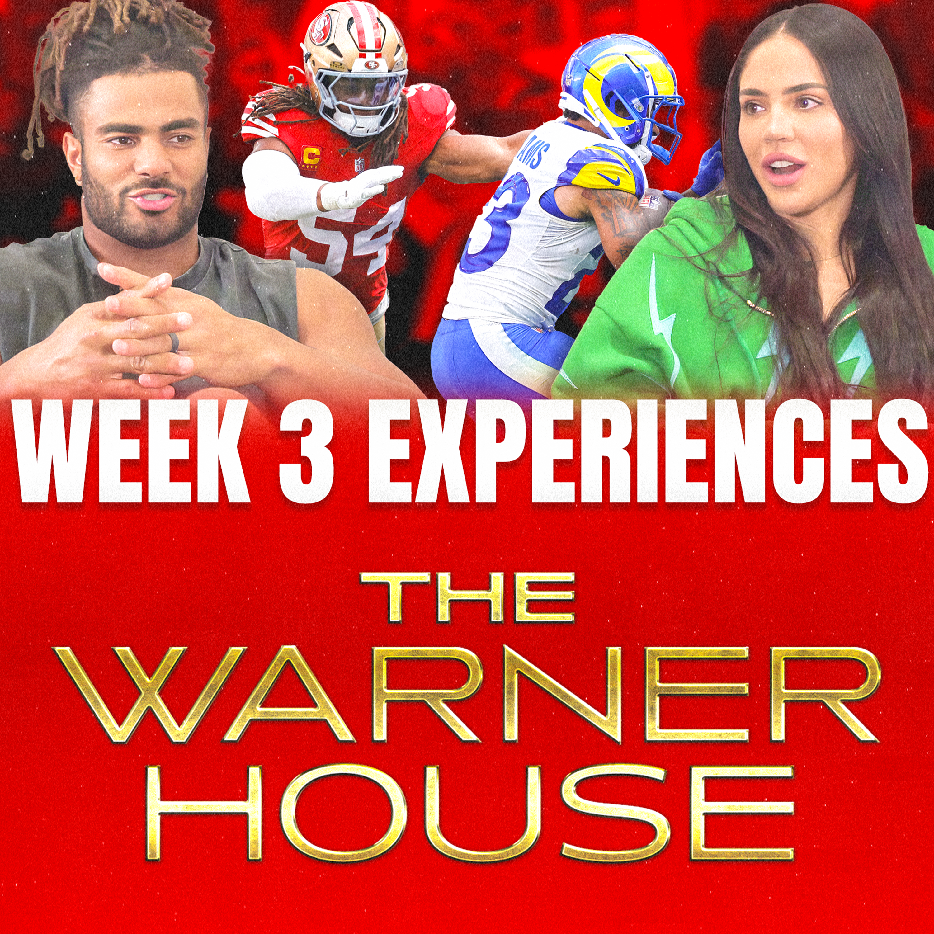 Fred and Sydney Warner Talk Week 3, Parenthood Updates, Week 4 VS Patriots | The Warner House S2 E3 episode artwork