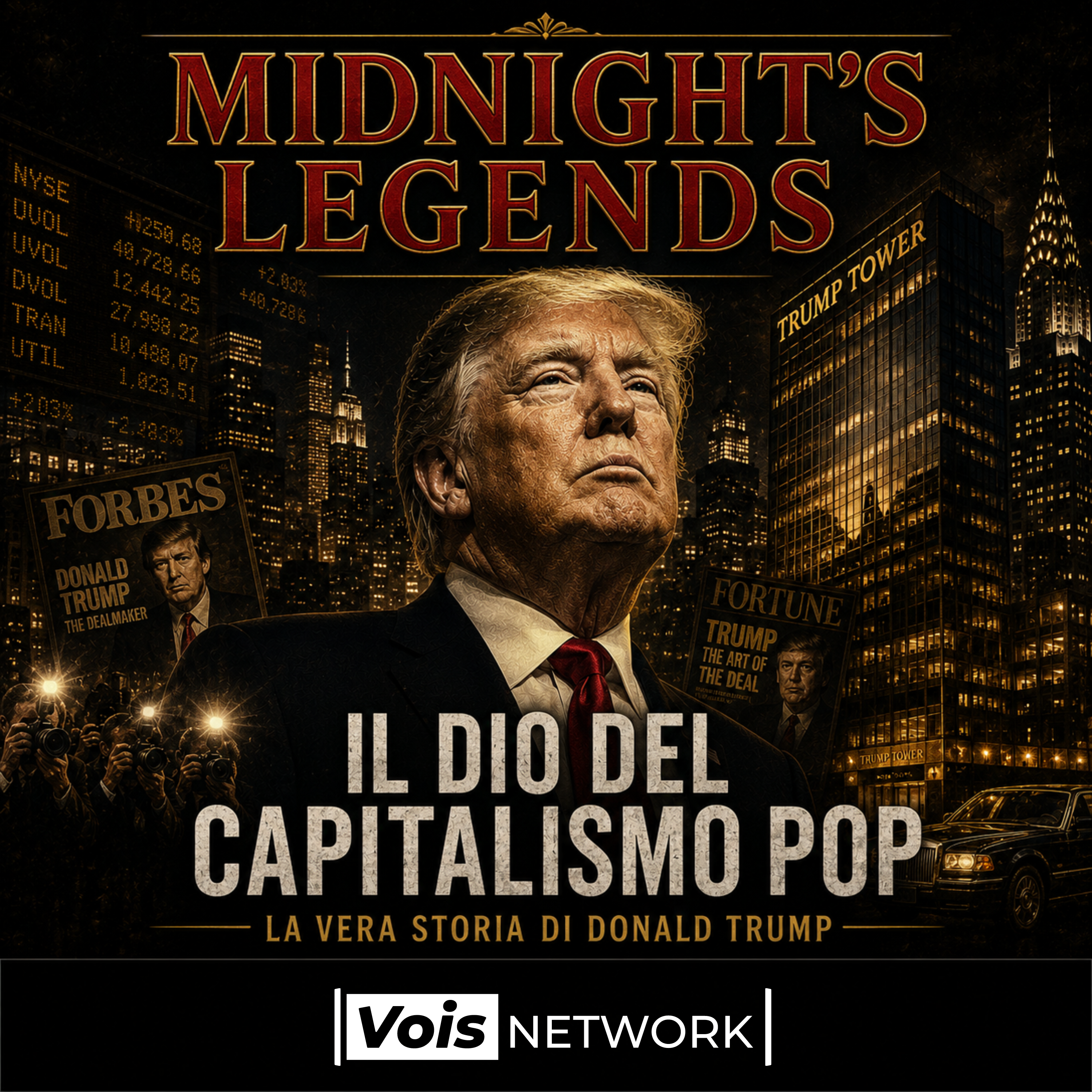 S02 E36  La Vera Storia di Donald Trump - Il Dio del Capitalismo Pop episode artwork