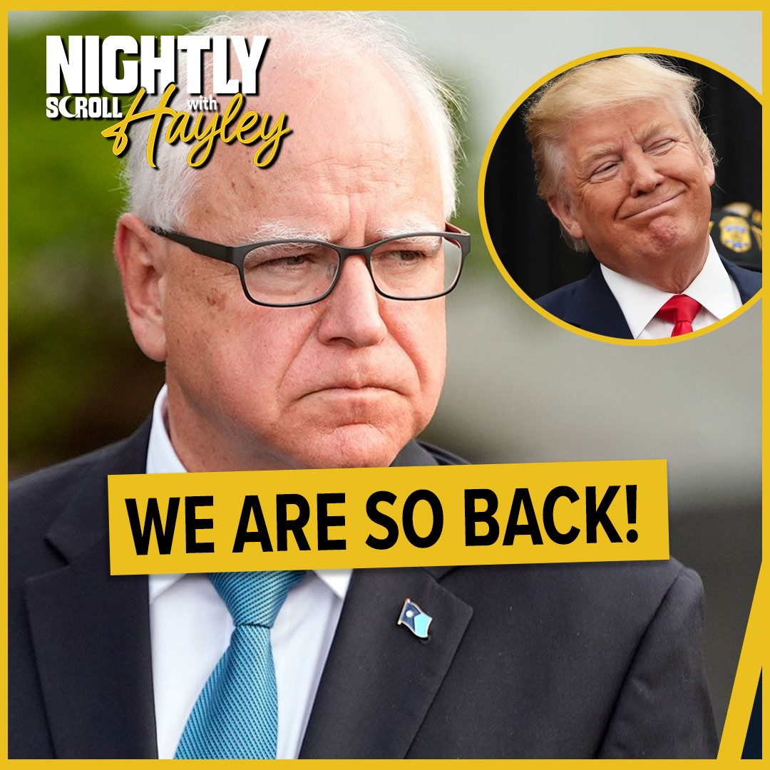 Trump Drops The "R Bomb" on Tim Walz - Hayley Caronia (Ep.187)