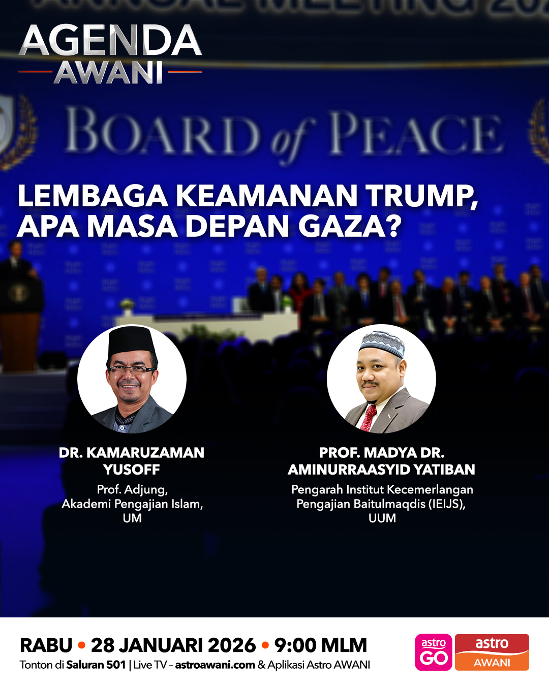 Agenda AWANI: Lembaga Keamanan Trump, Apa Masa Depan Gaza?