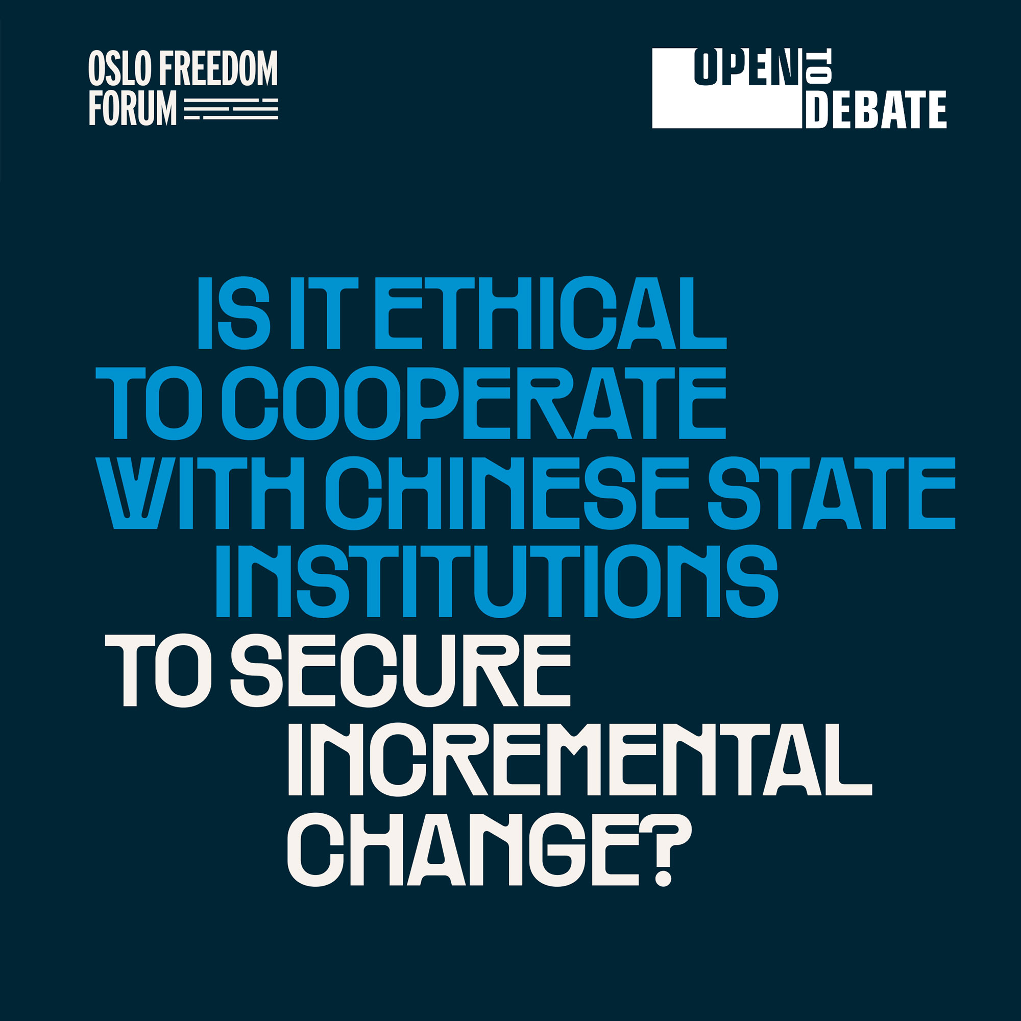 Is It Ethical To Cooperate With Chinese State Institutions To Secure Incremental Change?