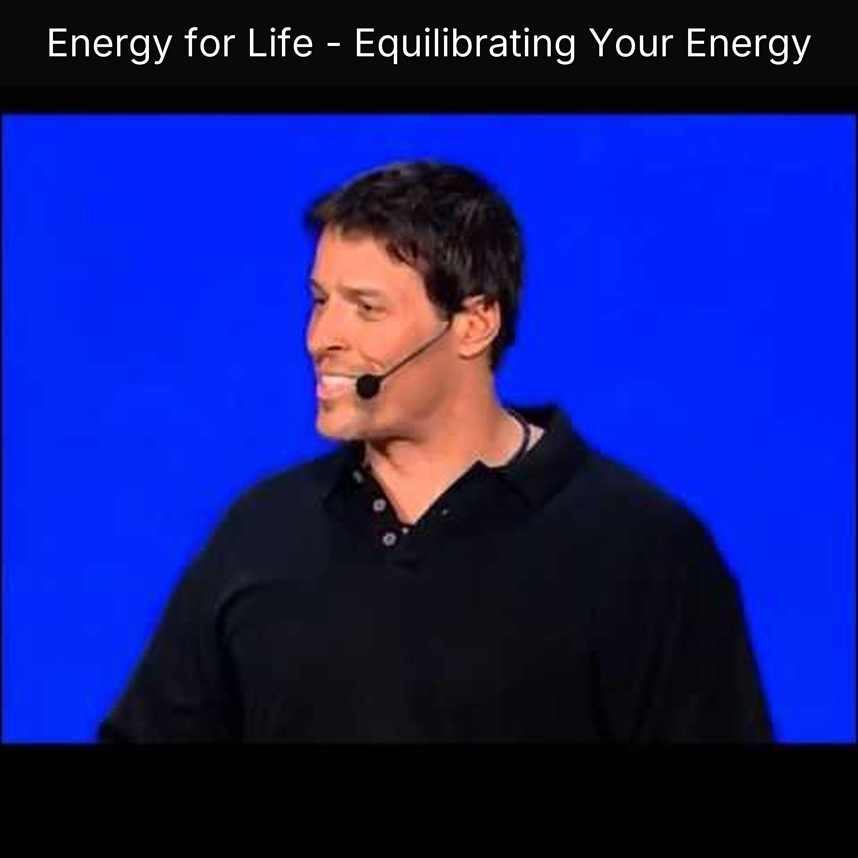 Energy for Life - Equilibrating Your Energy