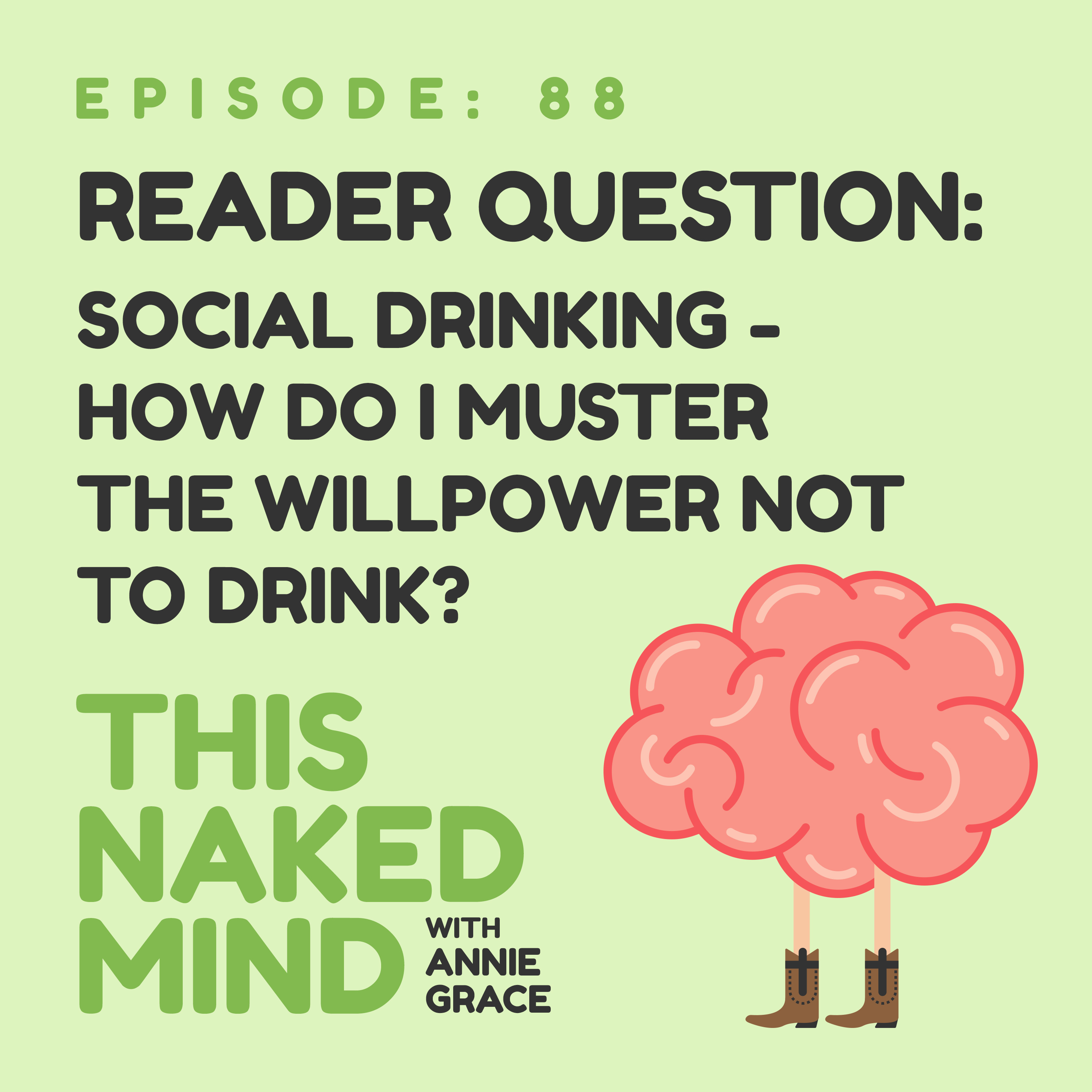 EP 88: Reader Question – Social Drinking – How Do I Muster the Willpower Not to Drink?