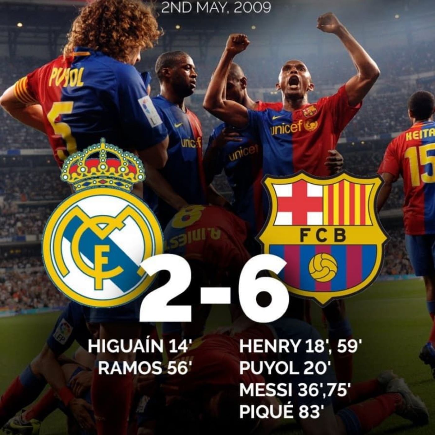 Legend Game : Real Madrid 2-6 FC Barcelone 2009