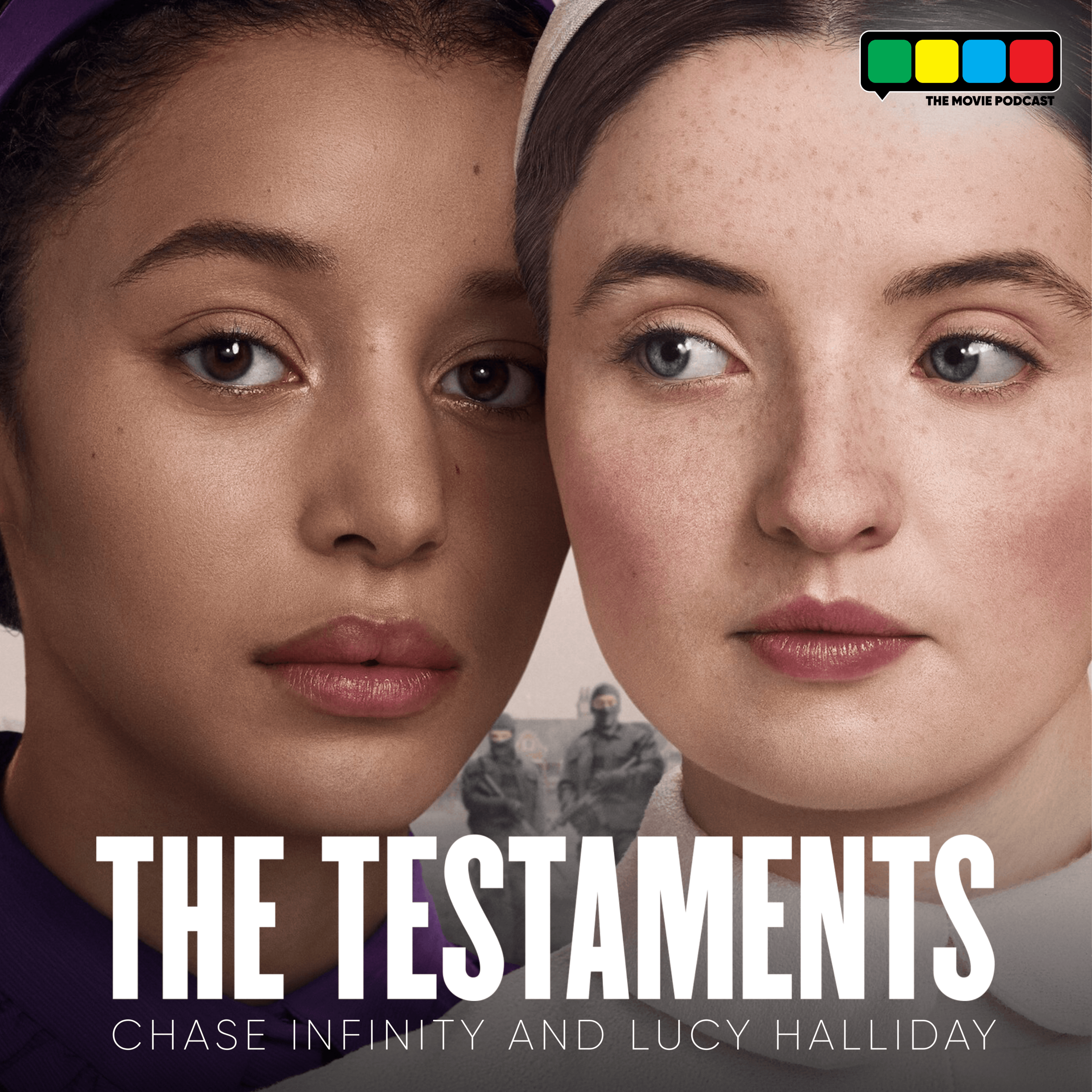 The Testaments Interview with Chase Infinity and Lucy Halliday (Hulu and Disney+)