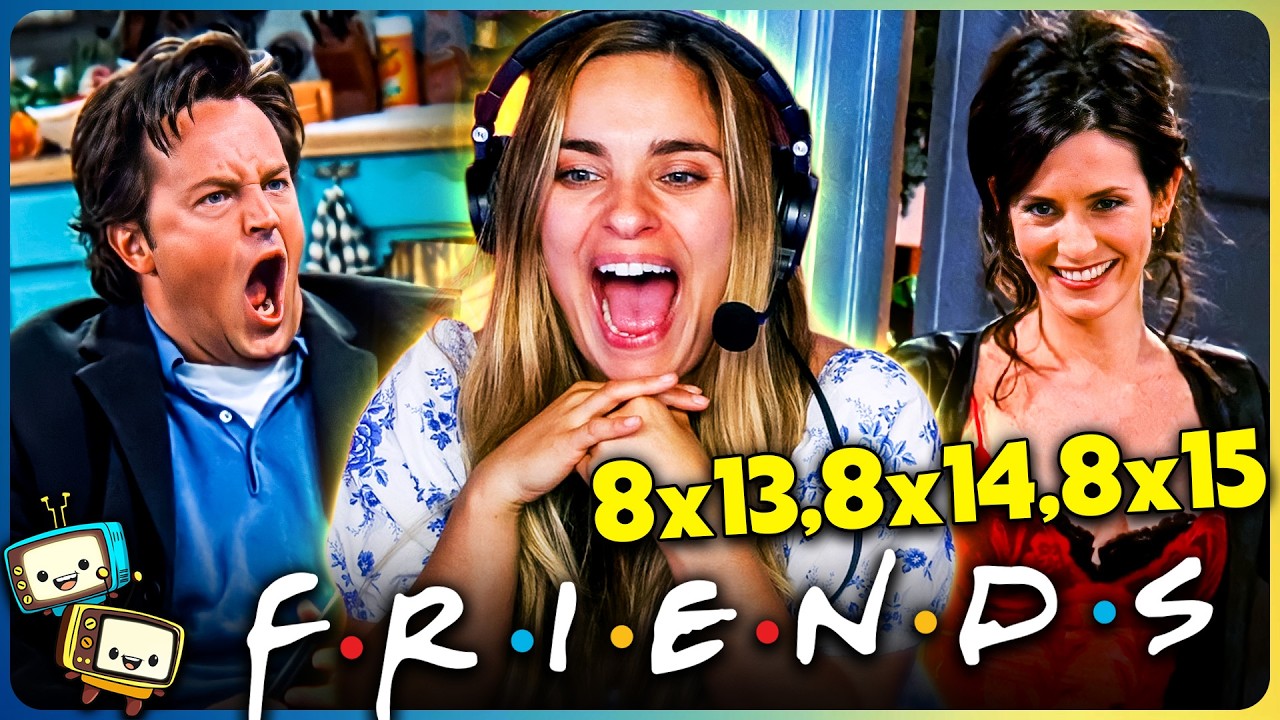 FRIENDS (2001) Season 8 Episodes 8x13, 8x14 & 8x15 Reaction! | First Time Watch! episode artwork