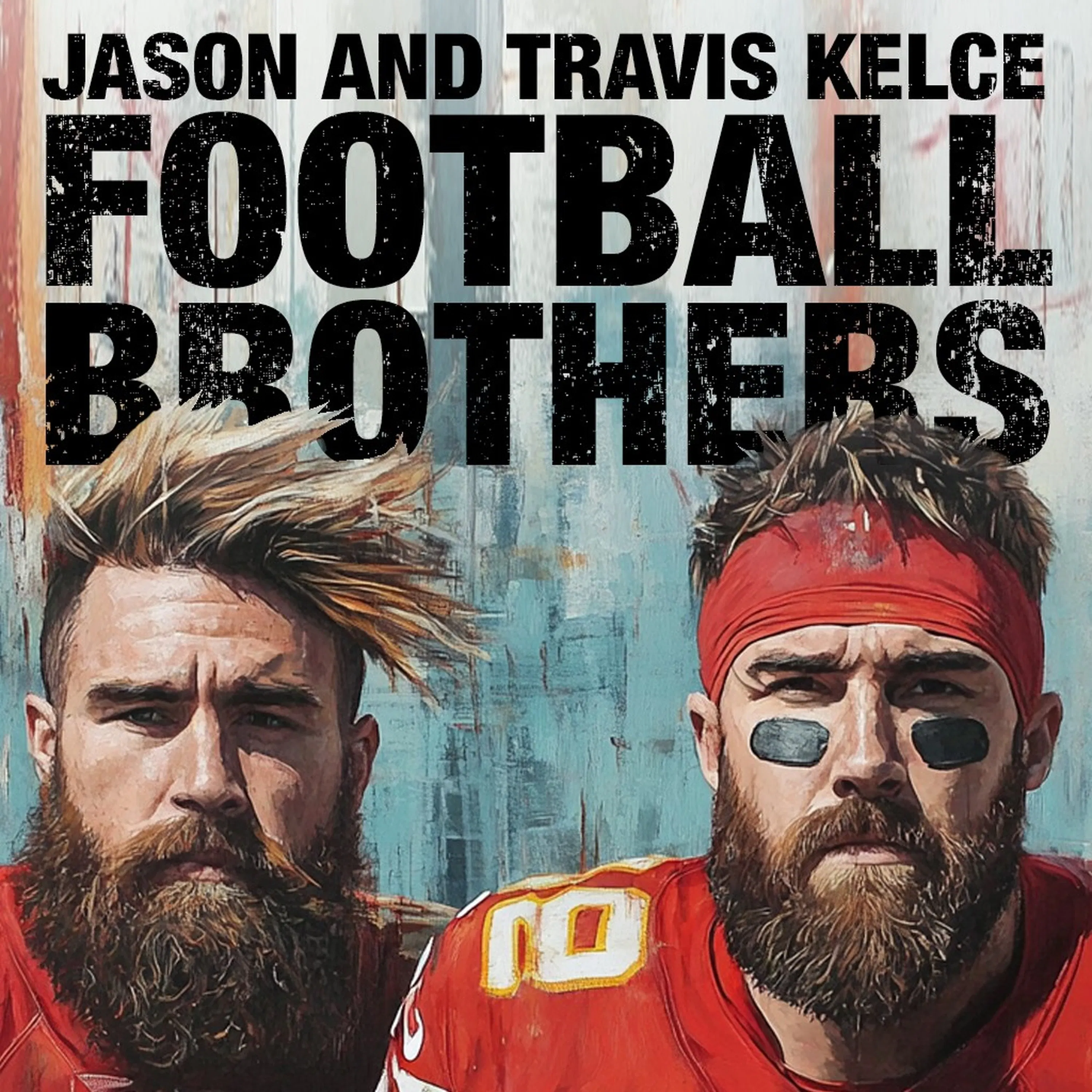 Jason and Travis Kelce-Football Brothers cover