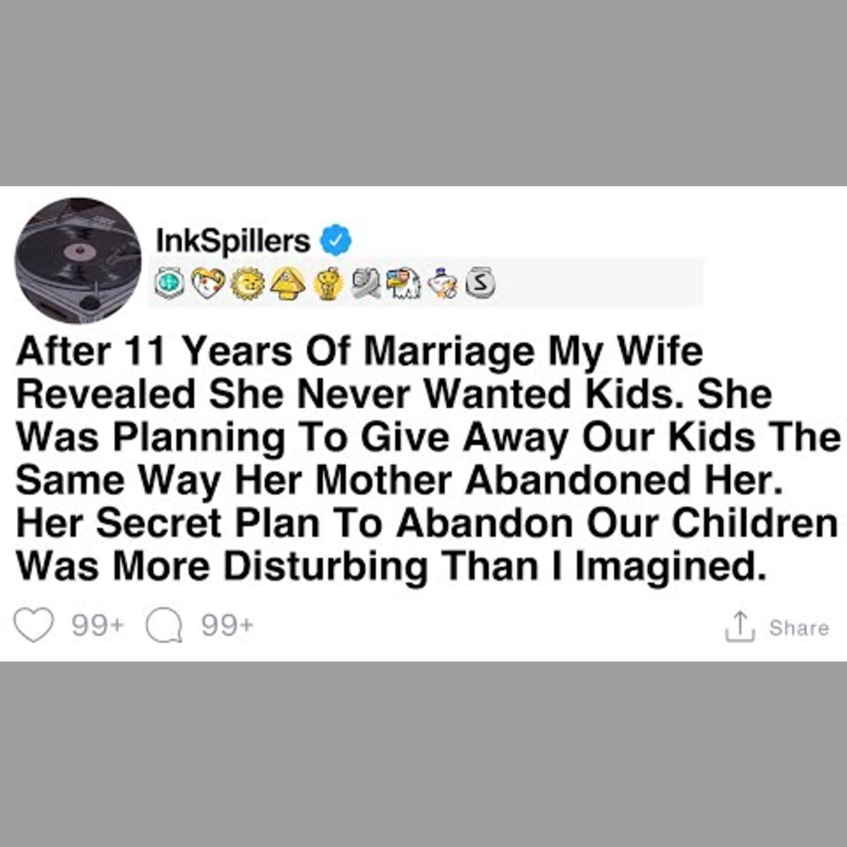 Wife Reveals Plan to Give Away Kids After 11 Years of Marriage