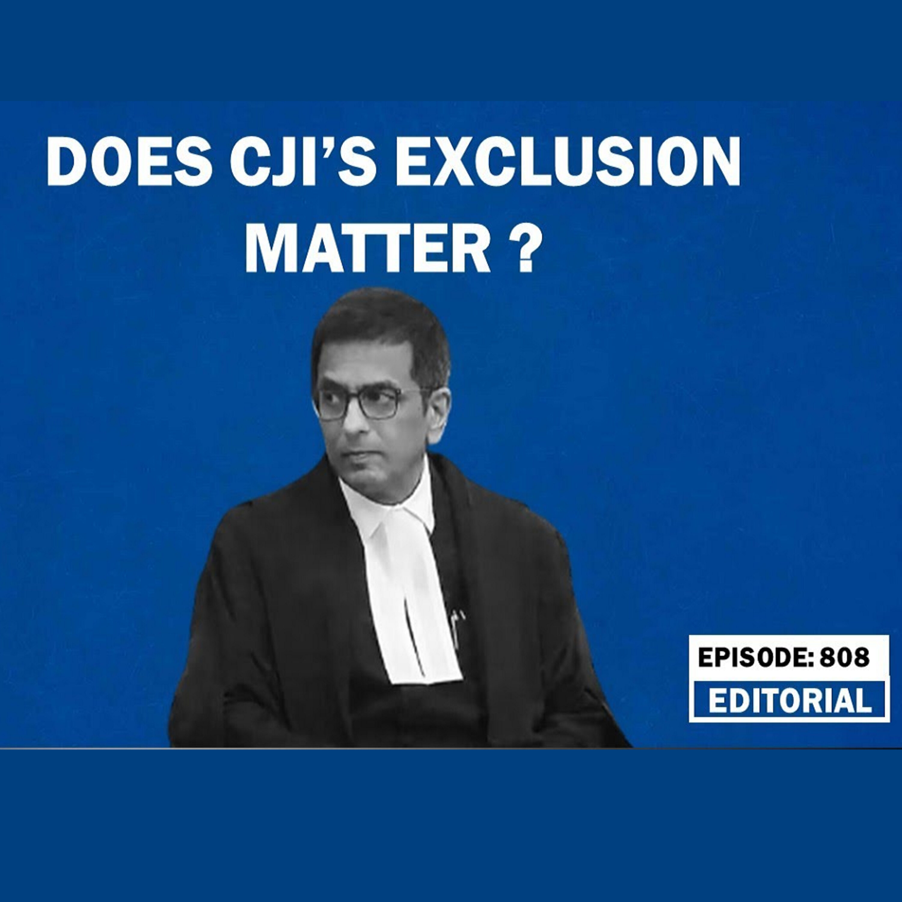 Editorial with Sujit Nair: Does CJI's Exclusion In Selection Of Chief Election Commissioner Matter? episode artwork