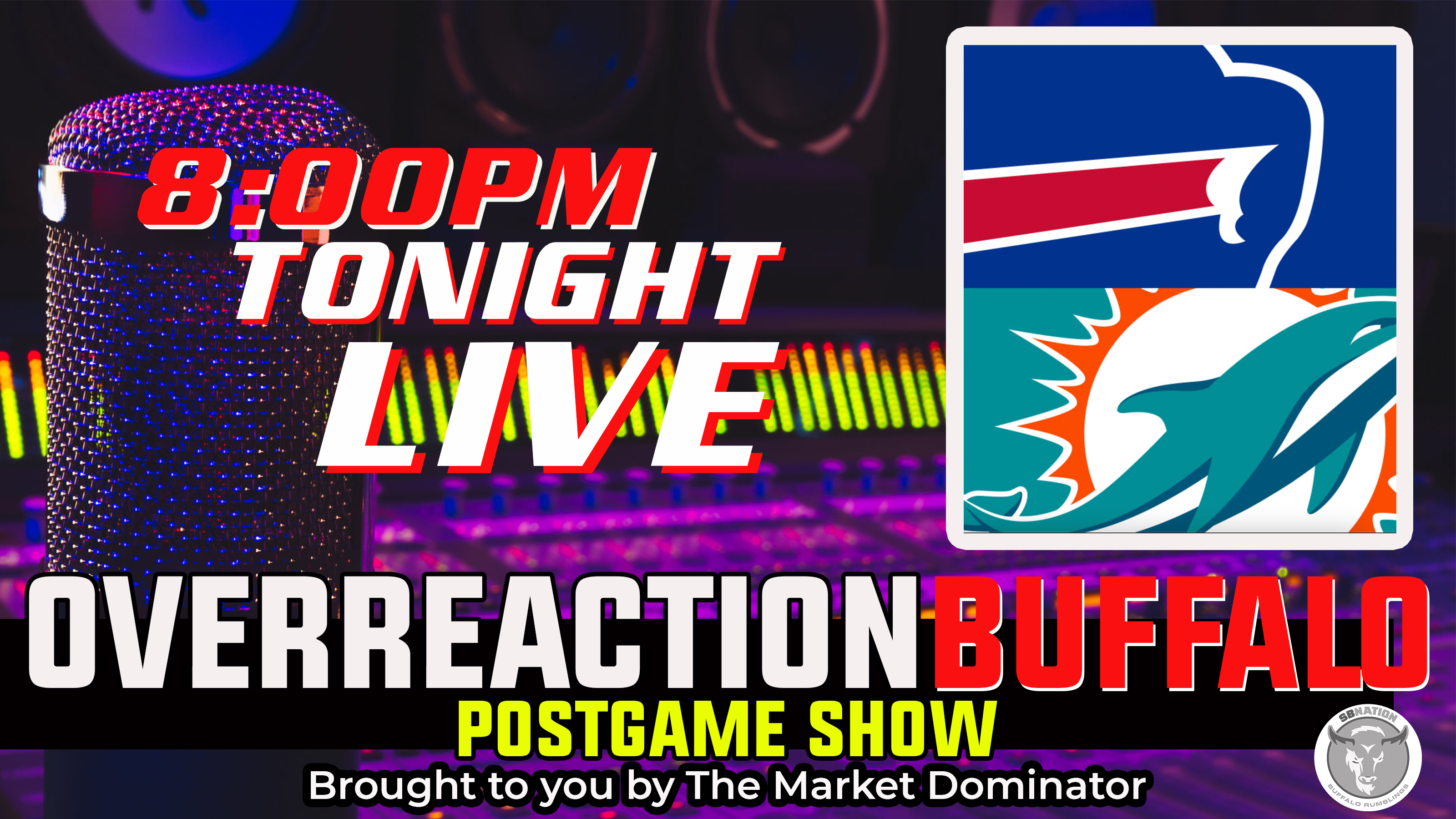 OVERREACTION POST GAME SHOW | BILLS at Dolphins