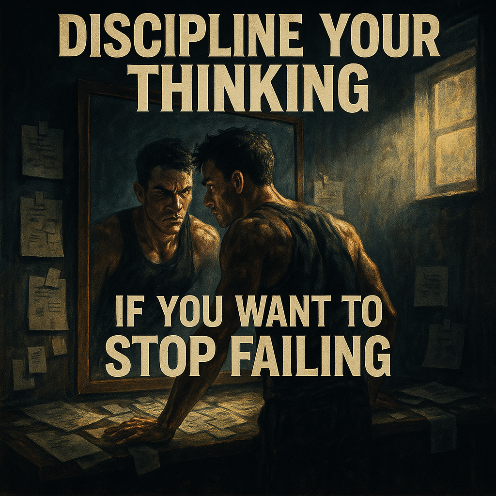 Discipline Your Thinking If You Want To Stop Failing Motivational Speech