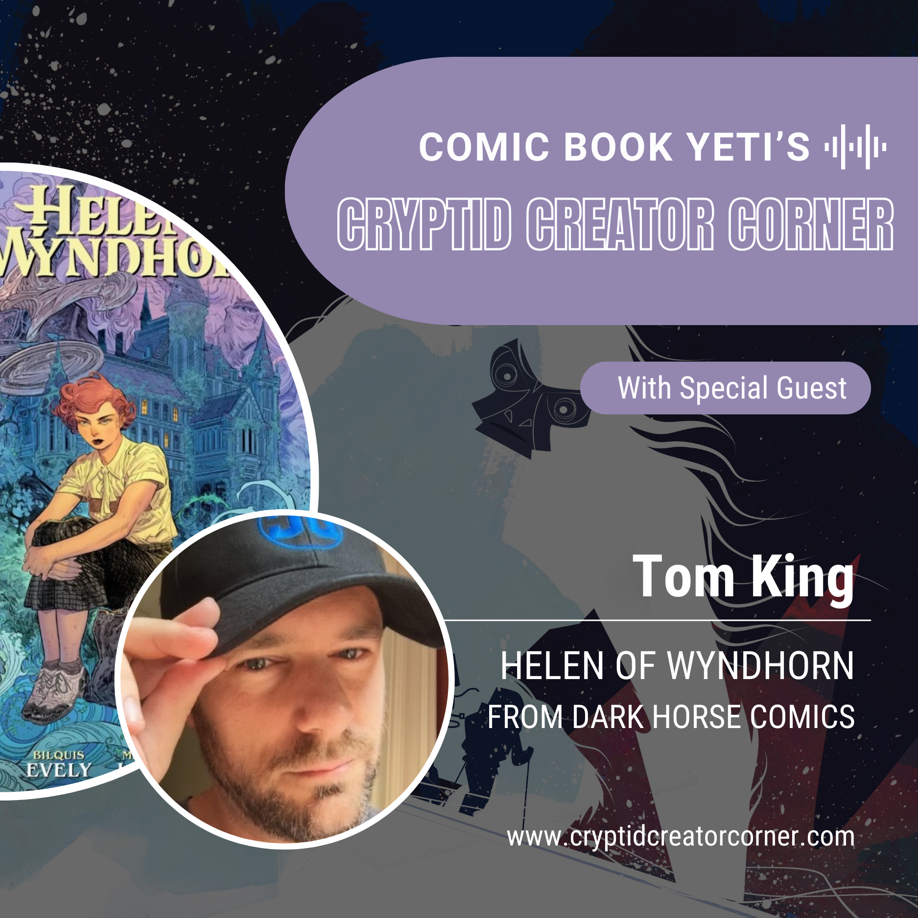 Cryptid Creator Corner from Comic Book Yeti - A Comic Book Interview Podcast