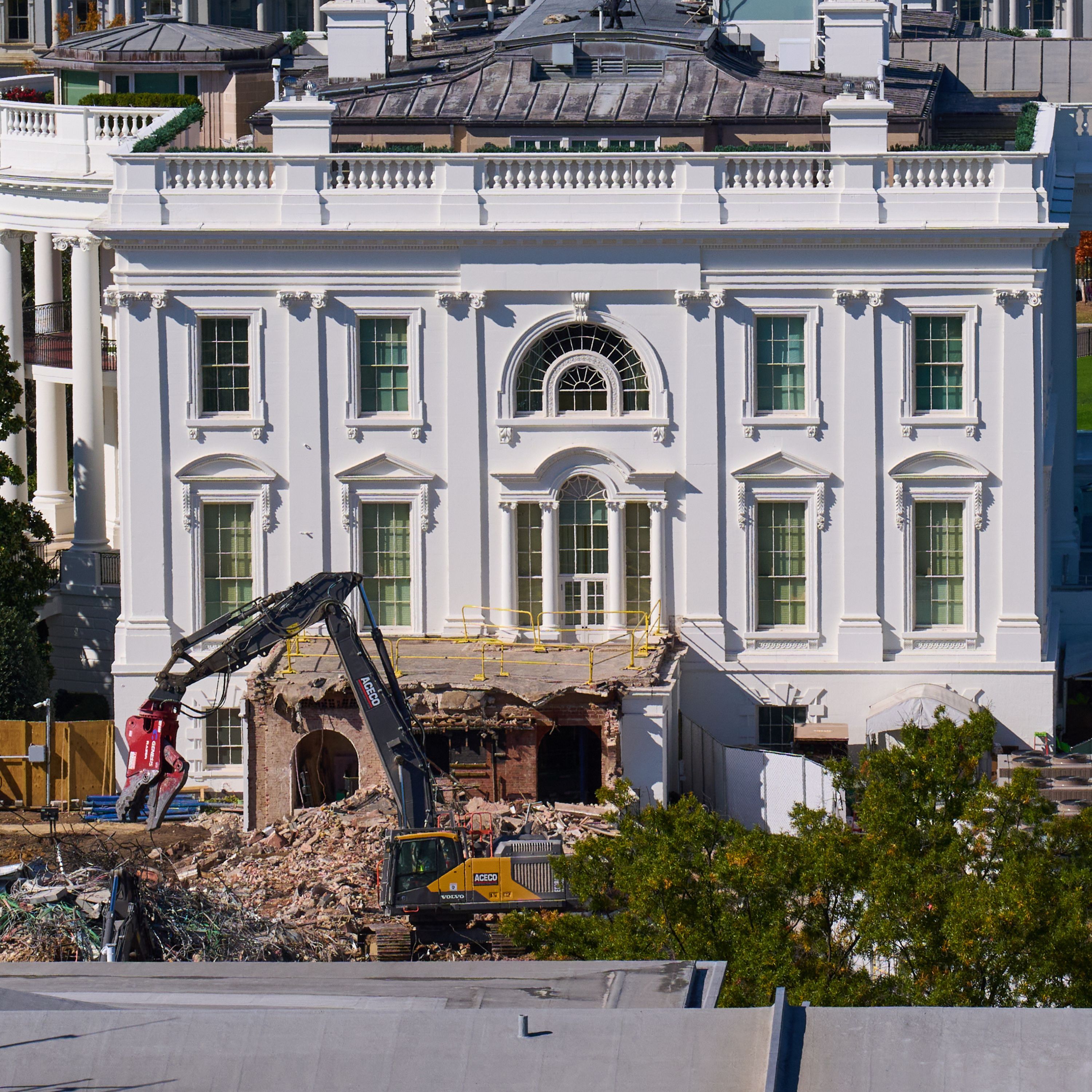 East Wing Demolished as Oversight Questions Grow