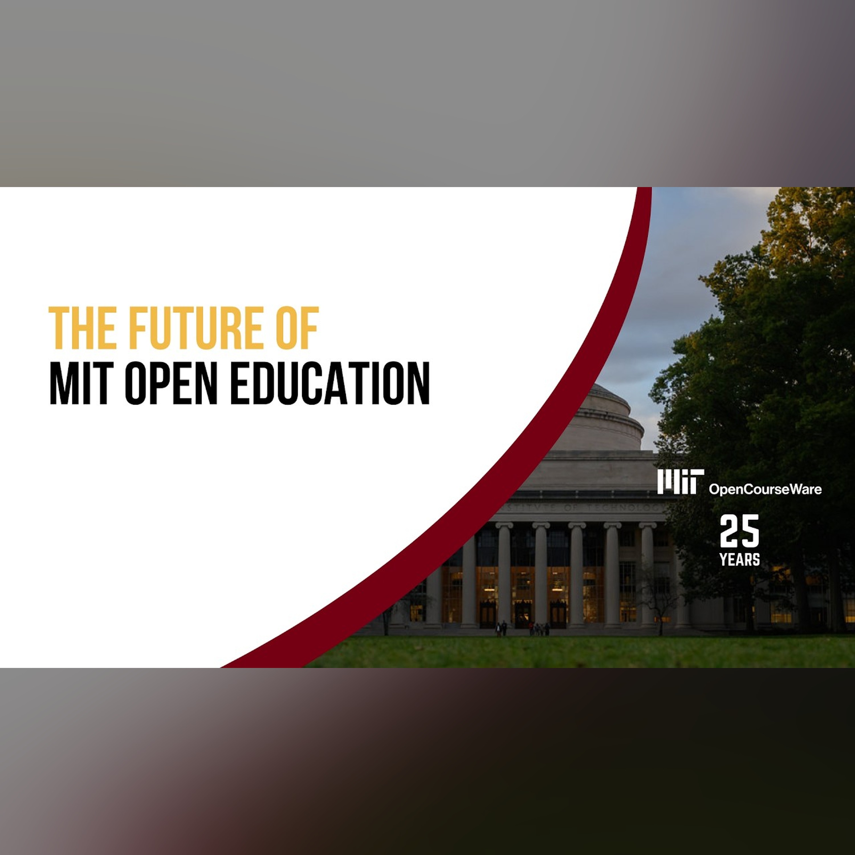 The Future of MIT Open Education episode artwork