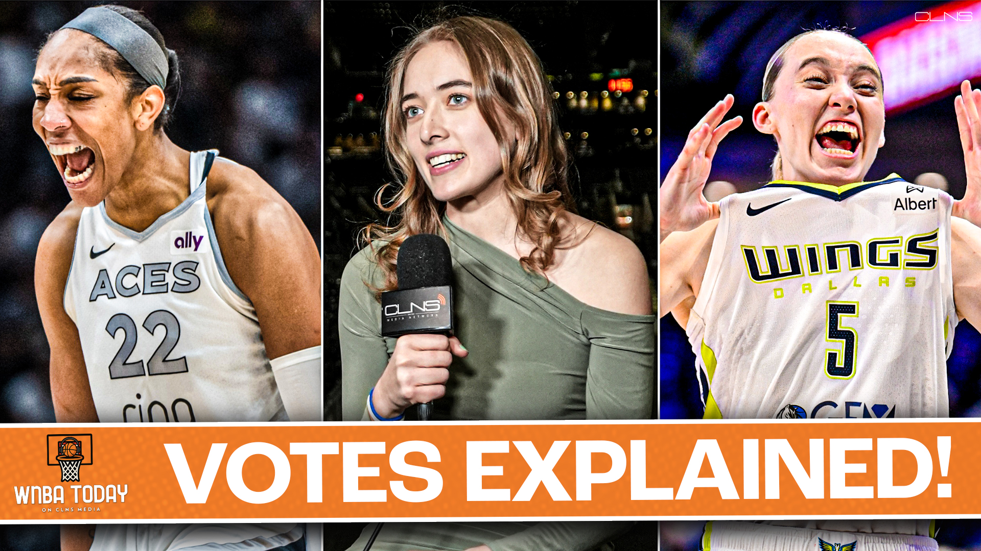 WNBA Media voter reveals awards ballot, explanation | WNBA Today on CLNS w/ Noa Dalzell episode artwork