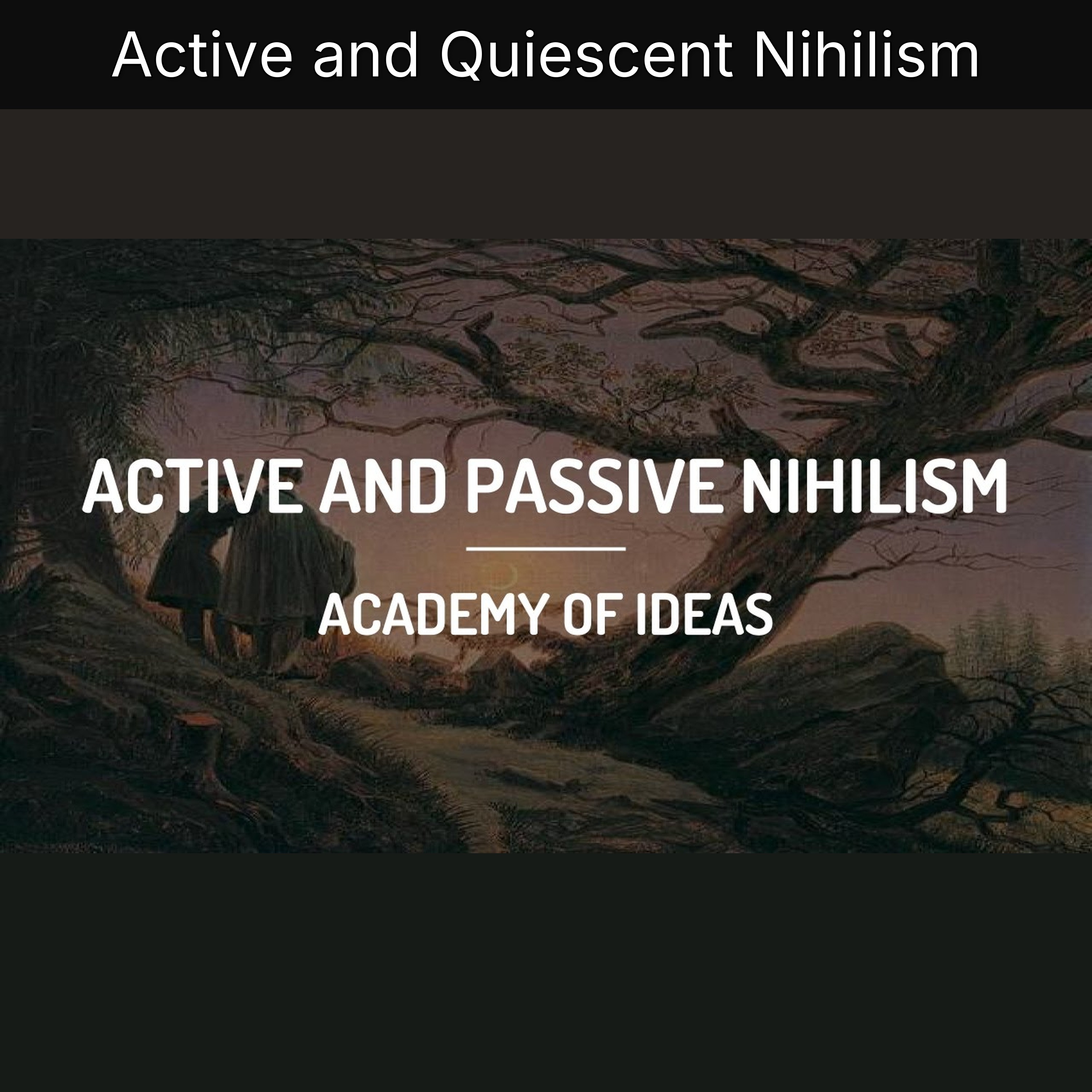 Active and Quiescent Nihilism episode artwork