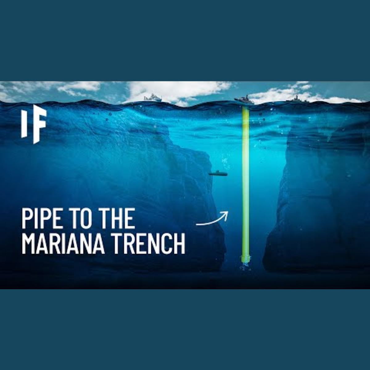Building a Pipe to the Bottom of the Mariana Trench episode artwork