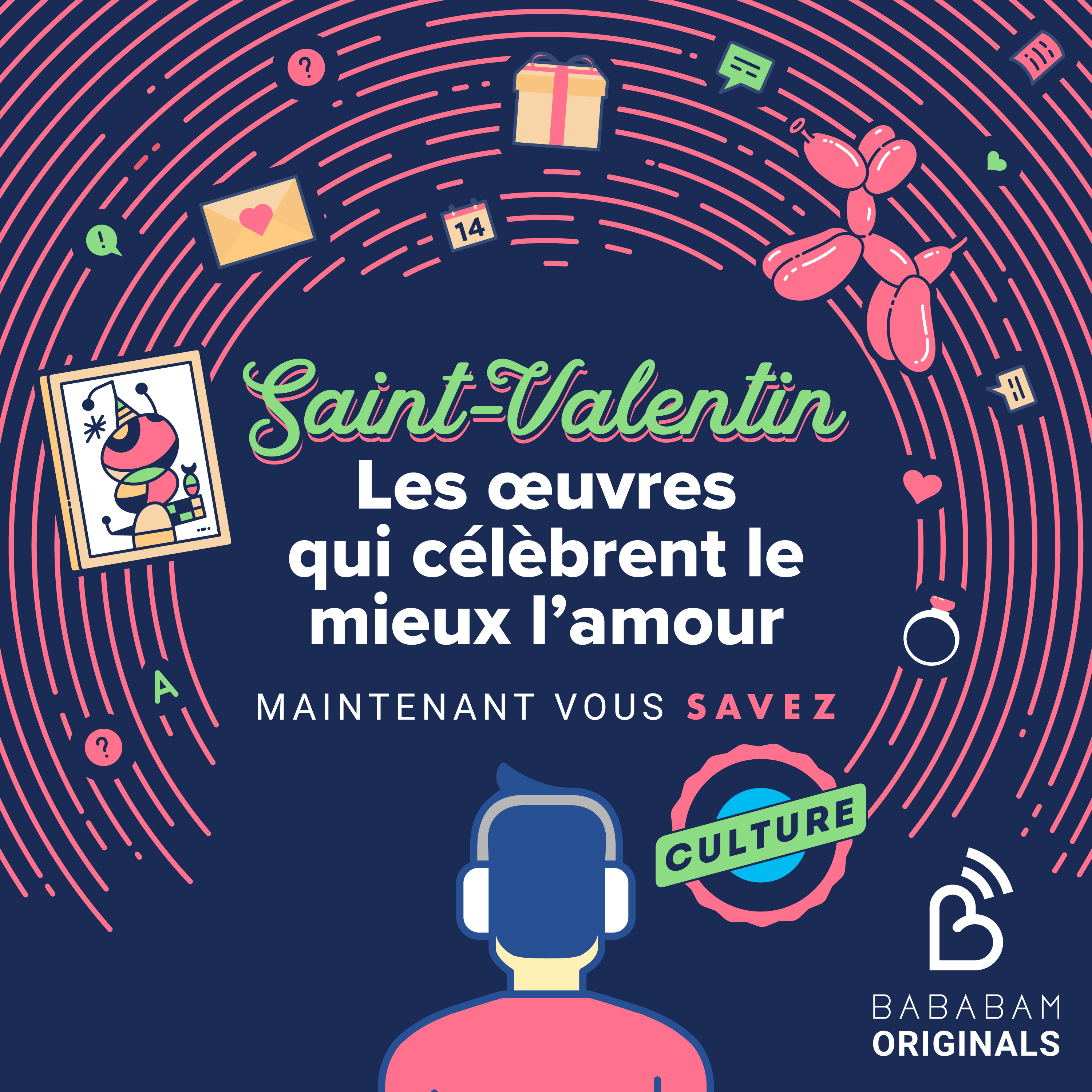Quels sont les 5 baisers les plus célèbres dans l’histoire de l’Art ? episode artwork
