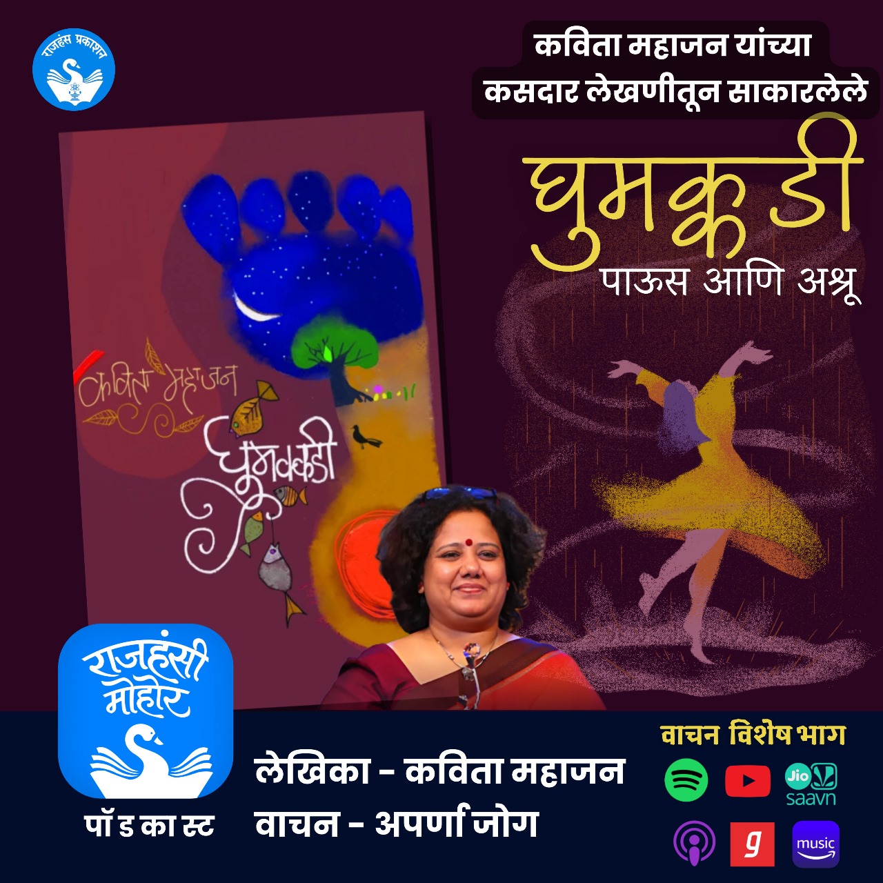 घुमक्कडी: कविता महाजन यांचे अखेरचे पुस्तक | Rajhans Prakashan | Marathi Book Narration