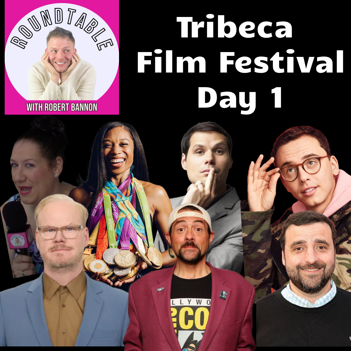 Tribeca Film Festival Day 1! Logic! Kevin Smith! Jim Gaffigan! Allyson Felix!