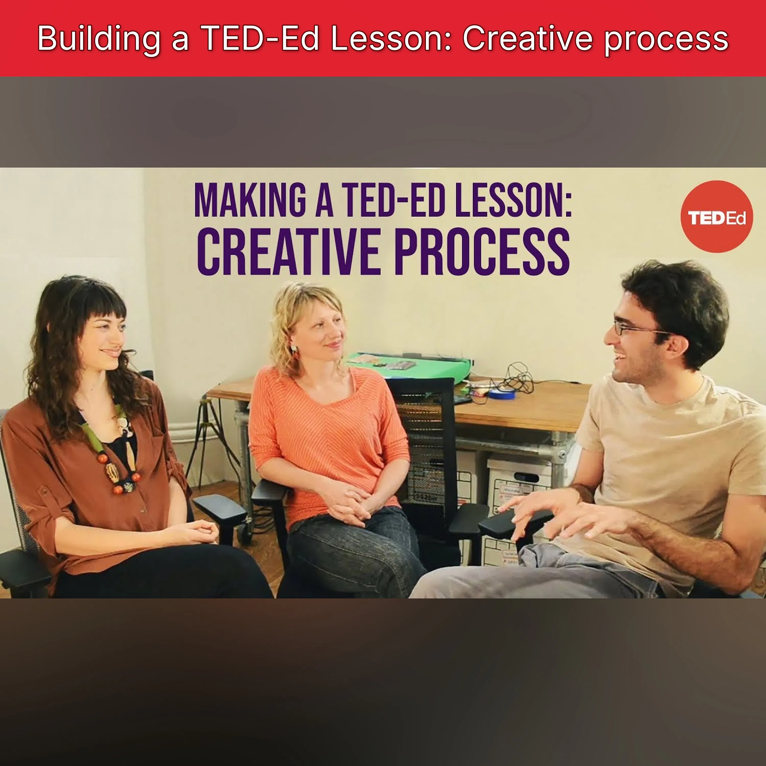 Building a TED-Ed Lesson: Creative process