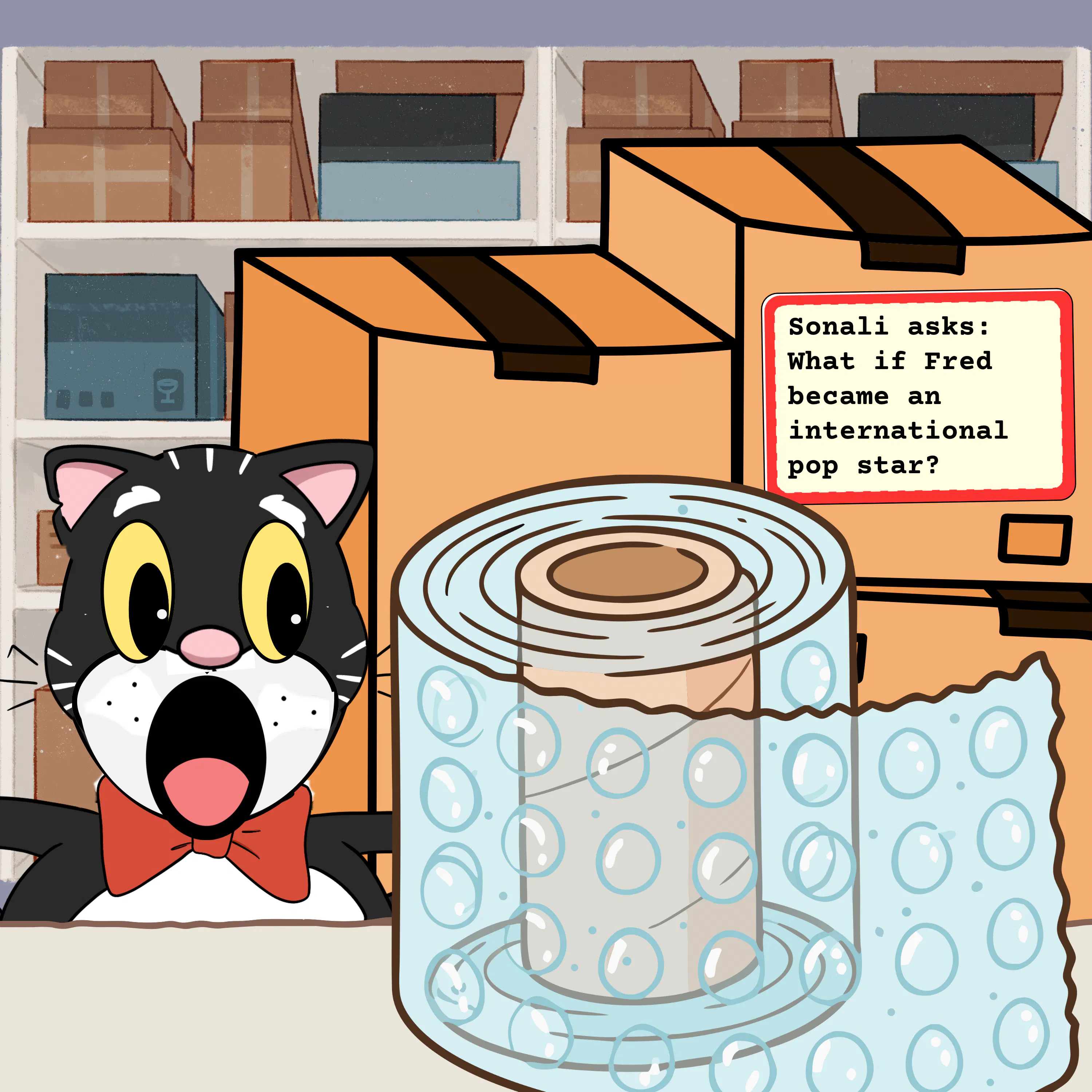 391. Sonali asks: What if Fred became an international pop star? episode artwork