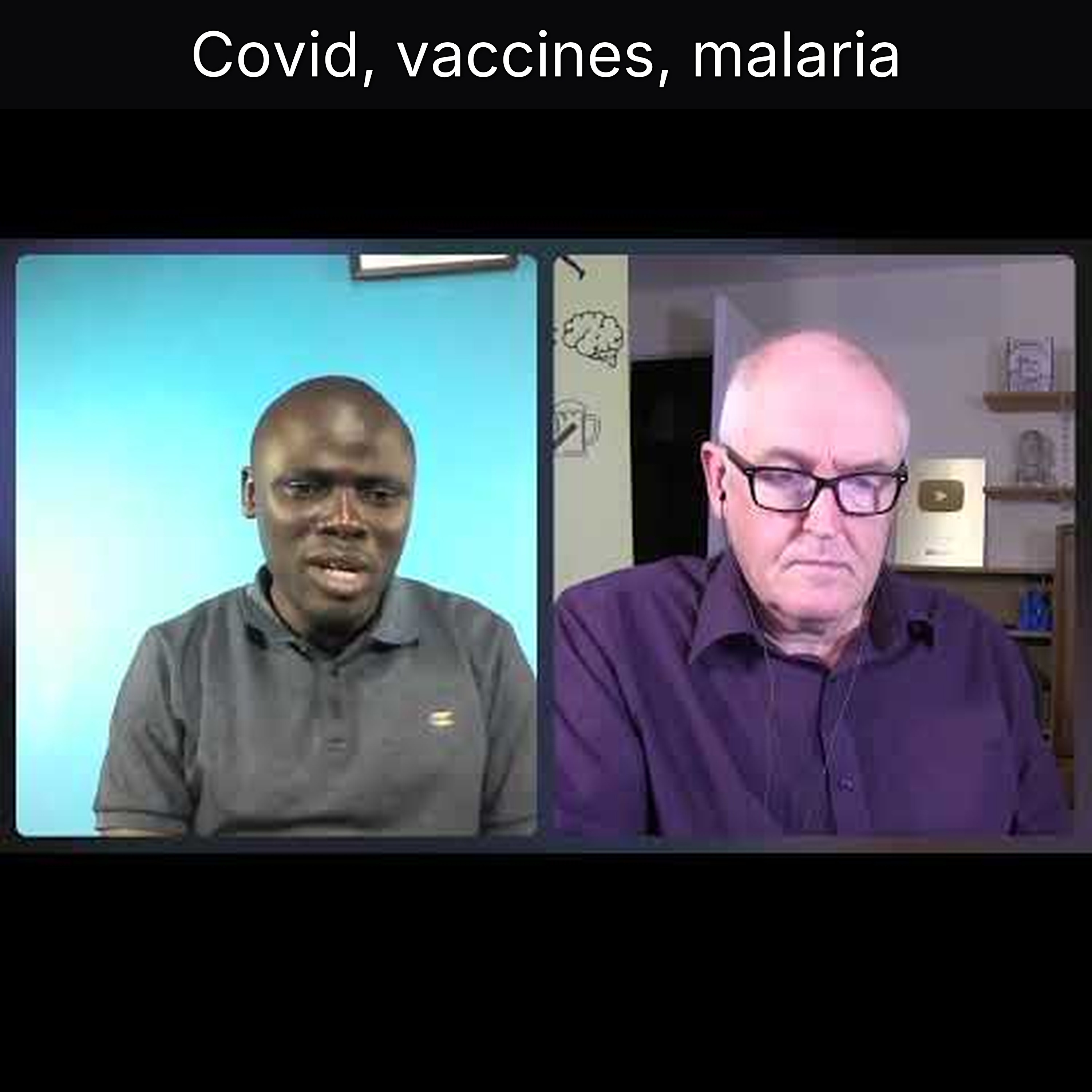 Covid, vaccines, malaria