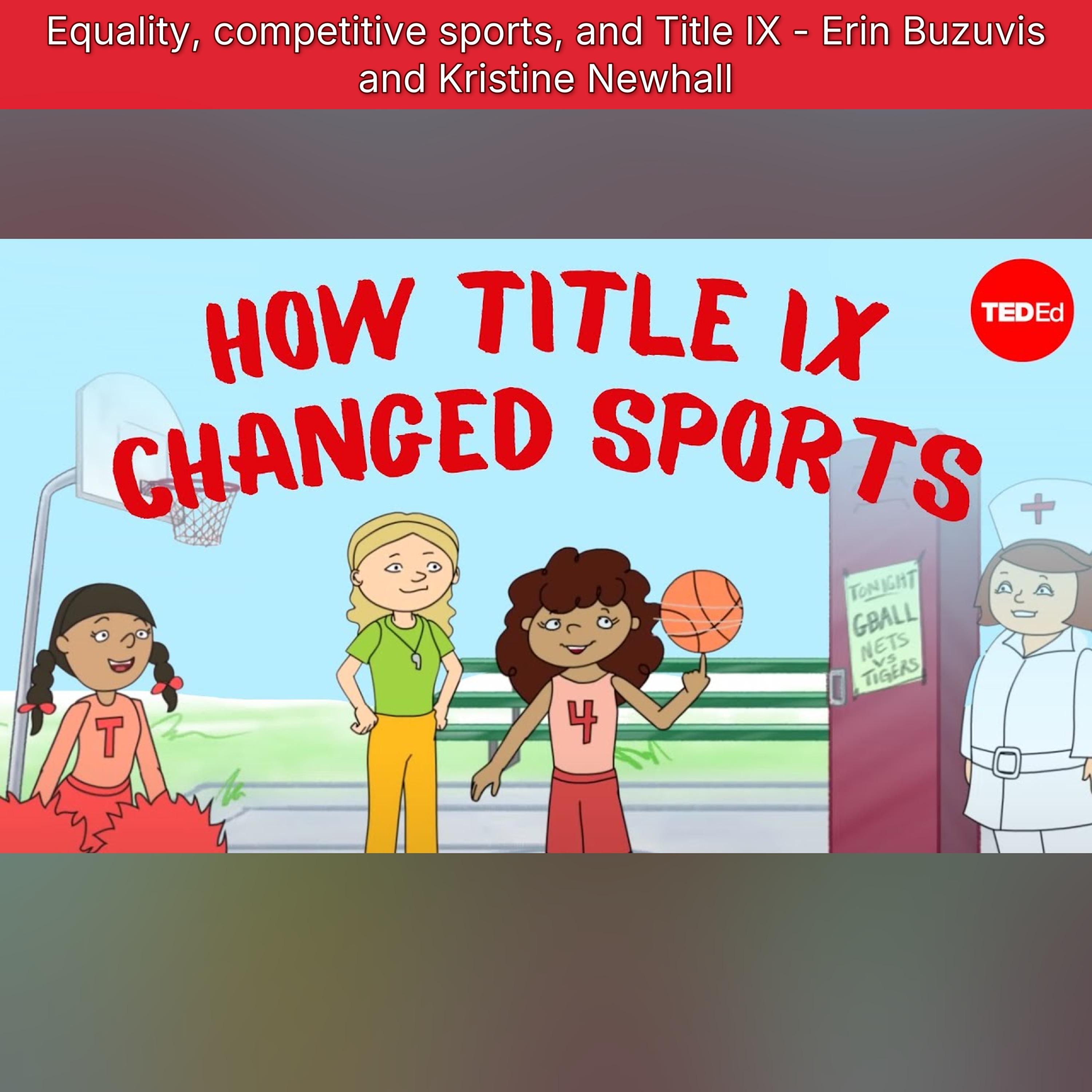 Equality, competitive sports, and Title IX - Erin Buzuvis and Kristine Newhall episode artwork