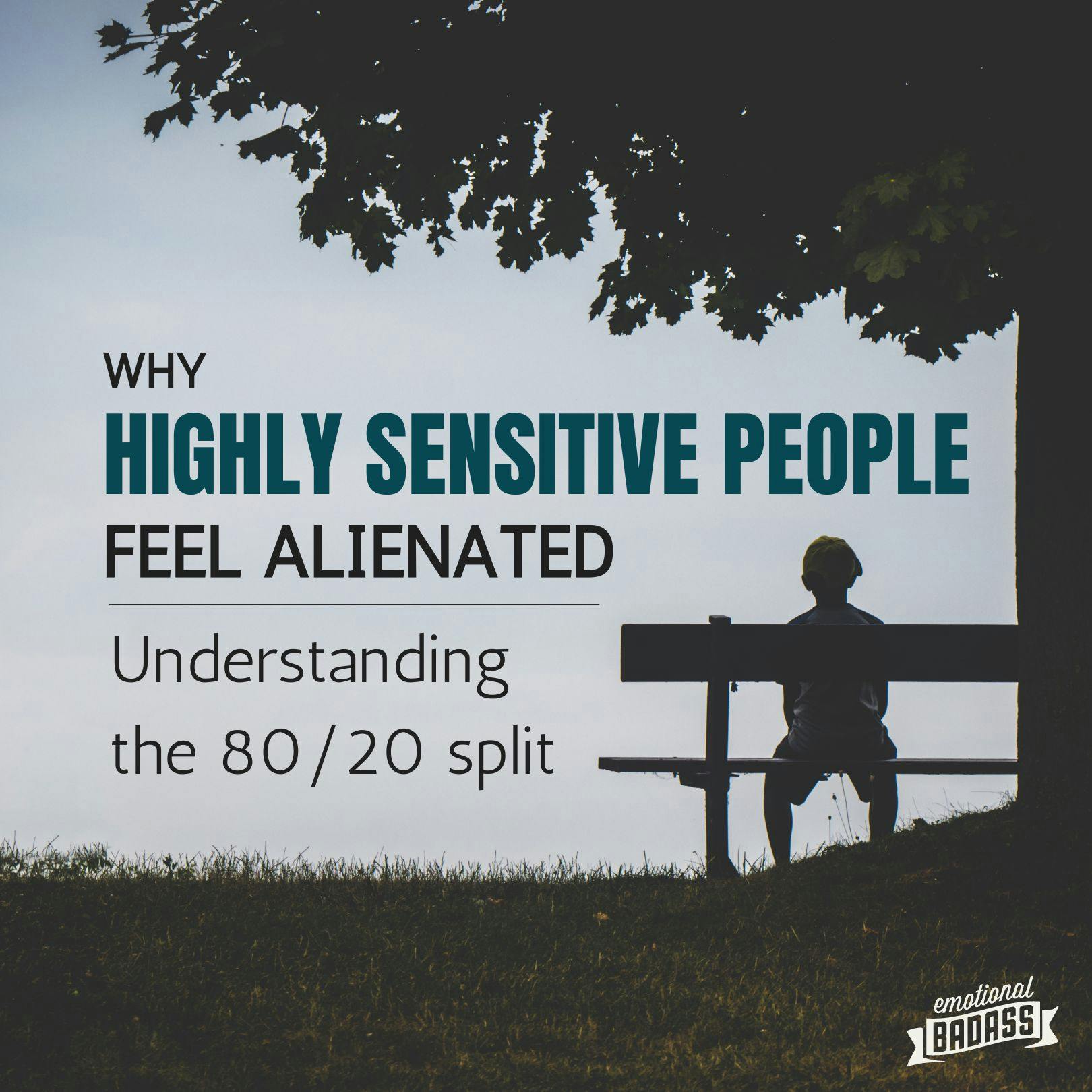 Why Highly Sensitive People Feel Alienated: Understanding the 80/20 Split. Tools for Every HSP