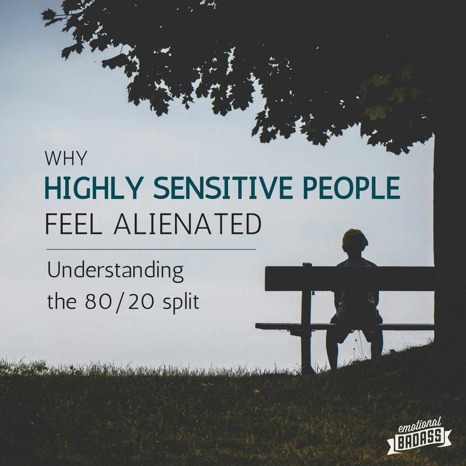 Why Highly Sensitive People Feel Alienated: Understanding the 80/20 Split. Tools for Every HSP