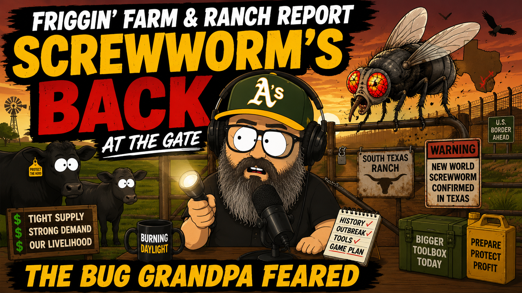 Screwworm’s Back at the Gate | Friggin’ Farm & Ranch Report June 4, 2026)