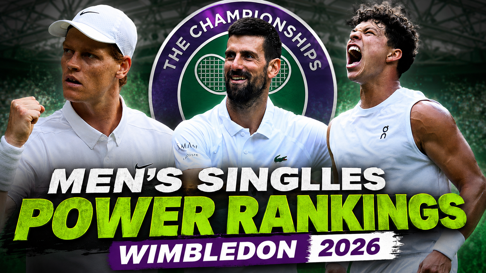 Men's singles Power Rankings | Wimbledon 2026 | Fonseca in top 10? Shelton, Fritz or Djokovic at 2? episode artwork