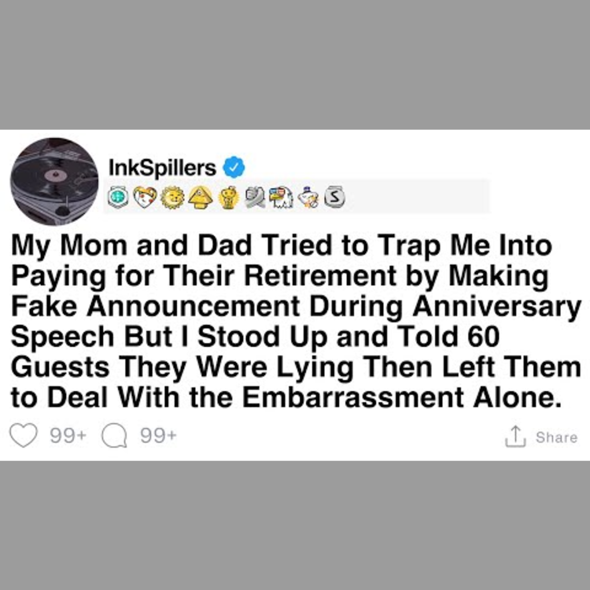 Parents Deceive for Retirement Funds During Anniversary Speech