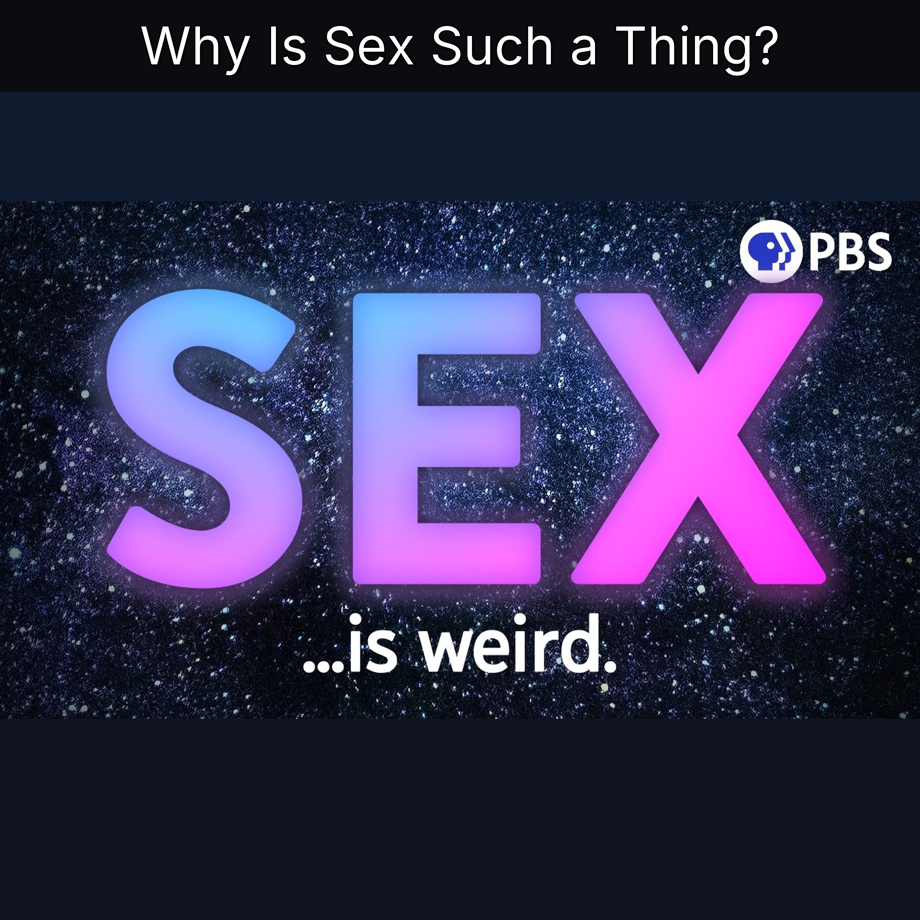 Why Is Sex Such a Thing? episode artwork