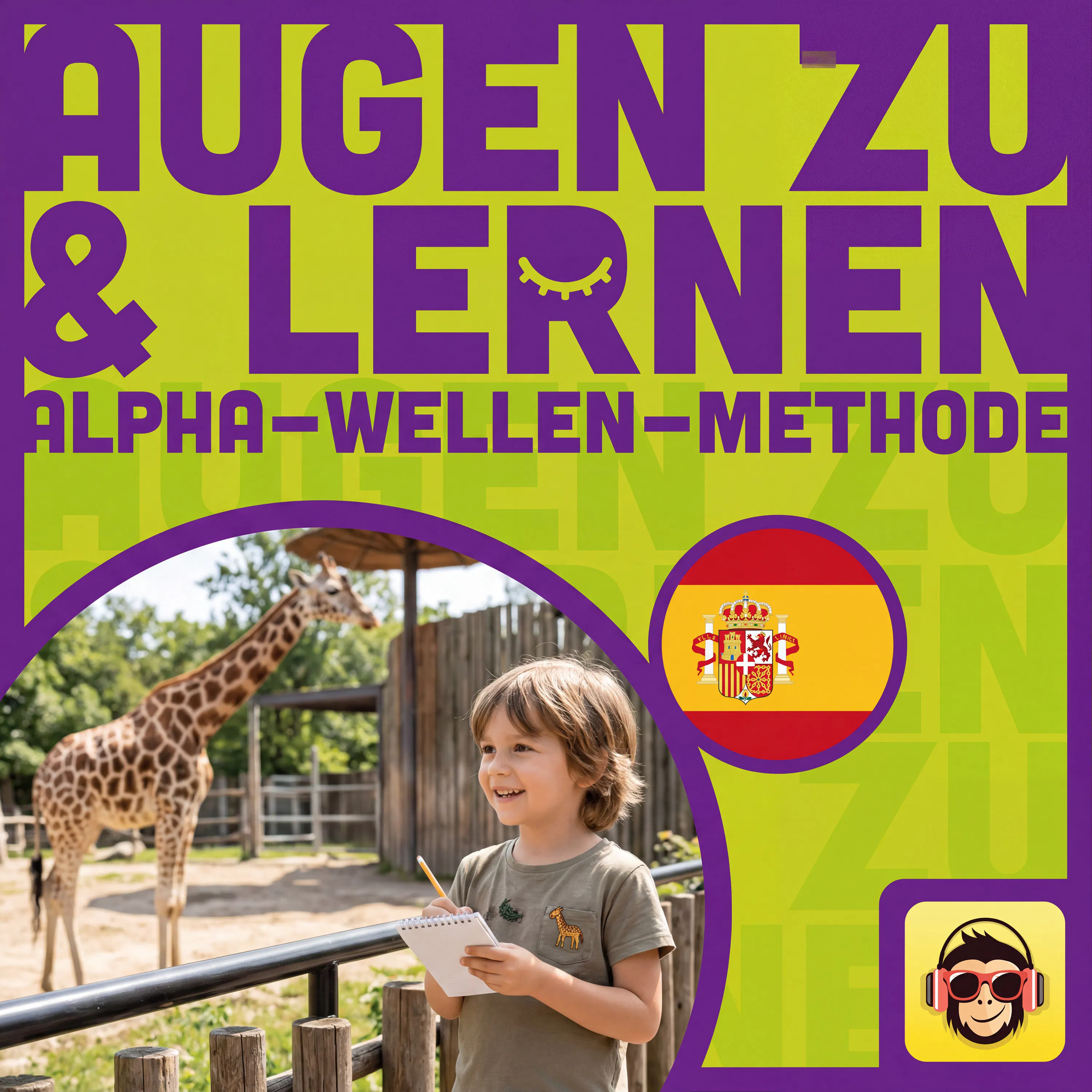 Cover: Spanisch-Vokabeln lernen wie im Schlaf – Im Zoo