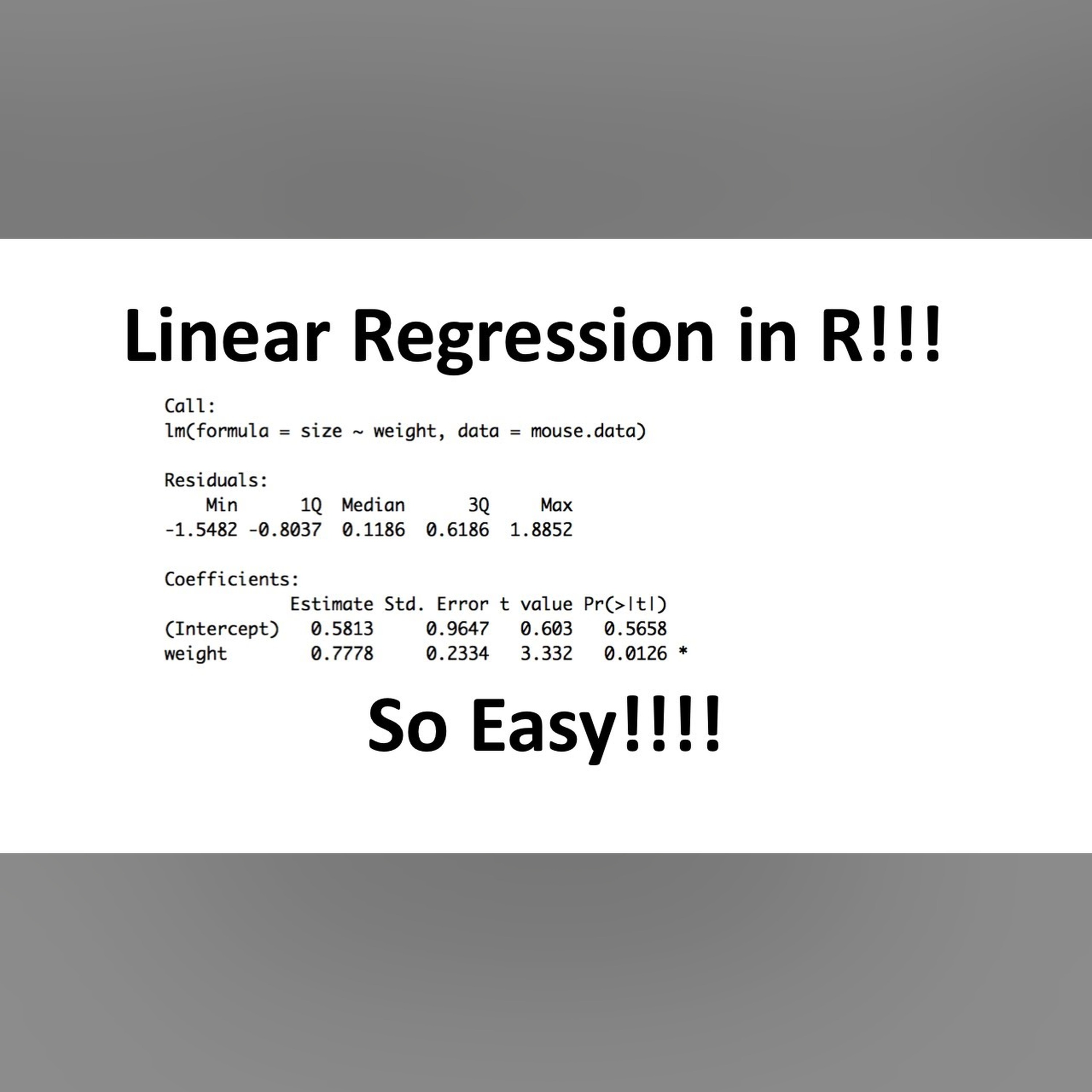 Linear Regression in R, Step-by-Step episode artwork