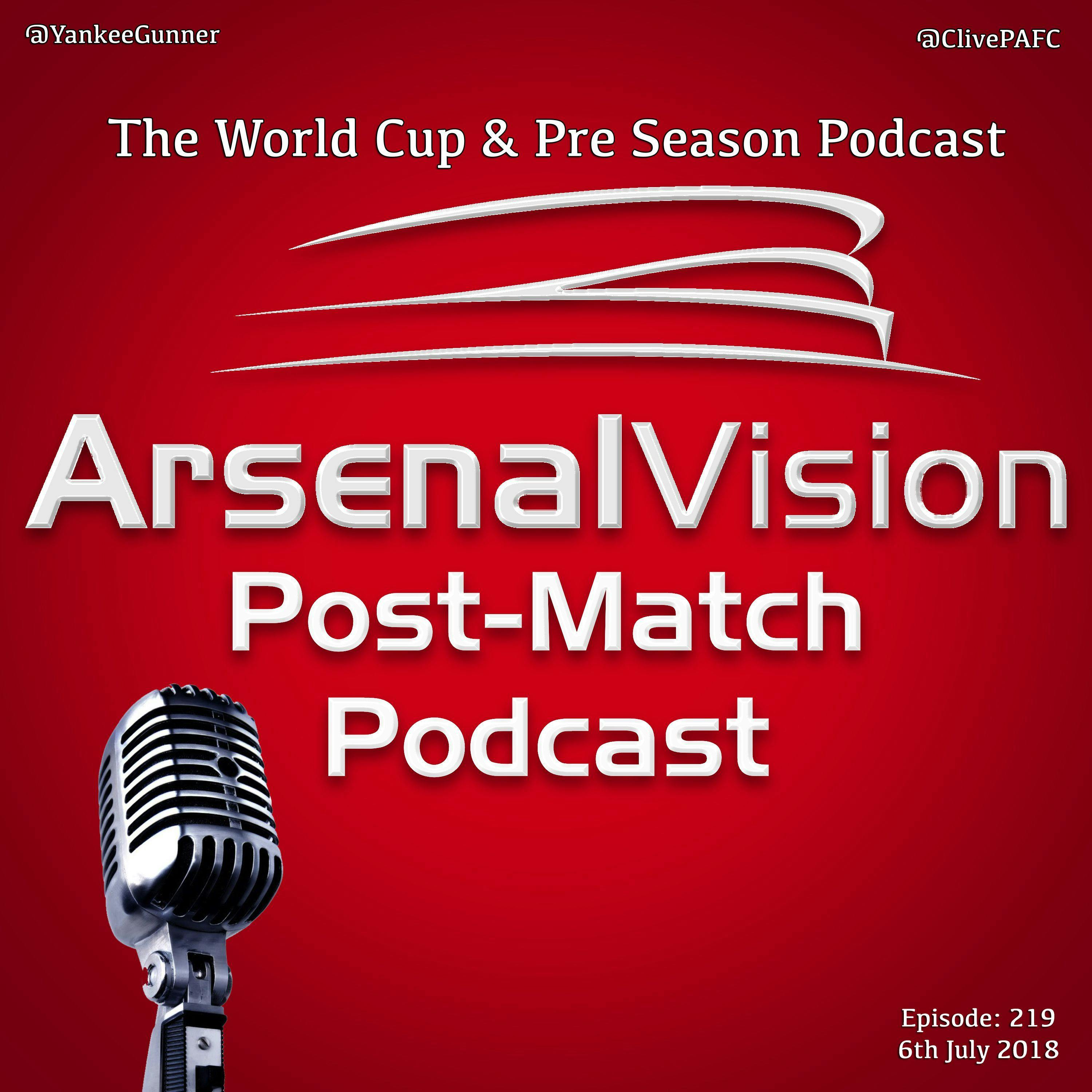 Episode 219 - The World Cup & Pre Season Podcast